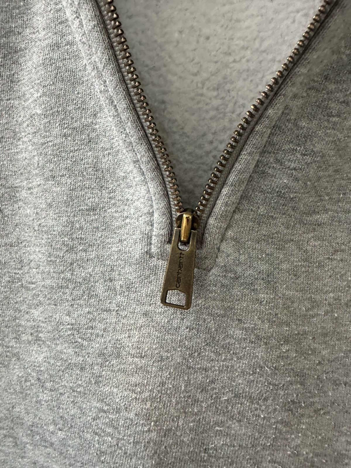 Carhartt Vintage 1/3 Carhartt Sweatshirt Metal Zip Hand Logo Size US M / EU 48-50 / 2 - 12 Thumbnail