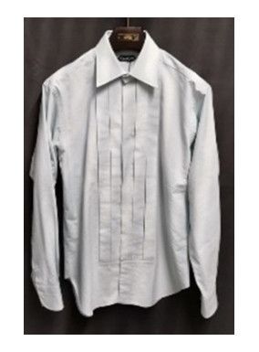 image of Tom Ford O1Loc1C0224 94Ylrbsz Shirt In Light Blue, Men's (Size Small)