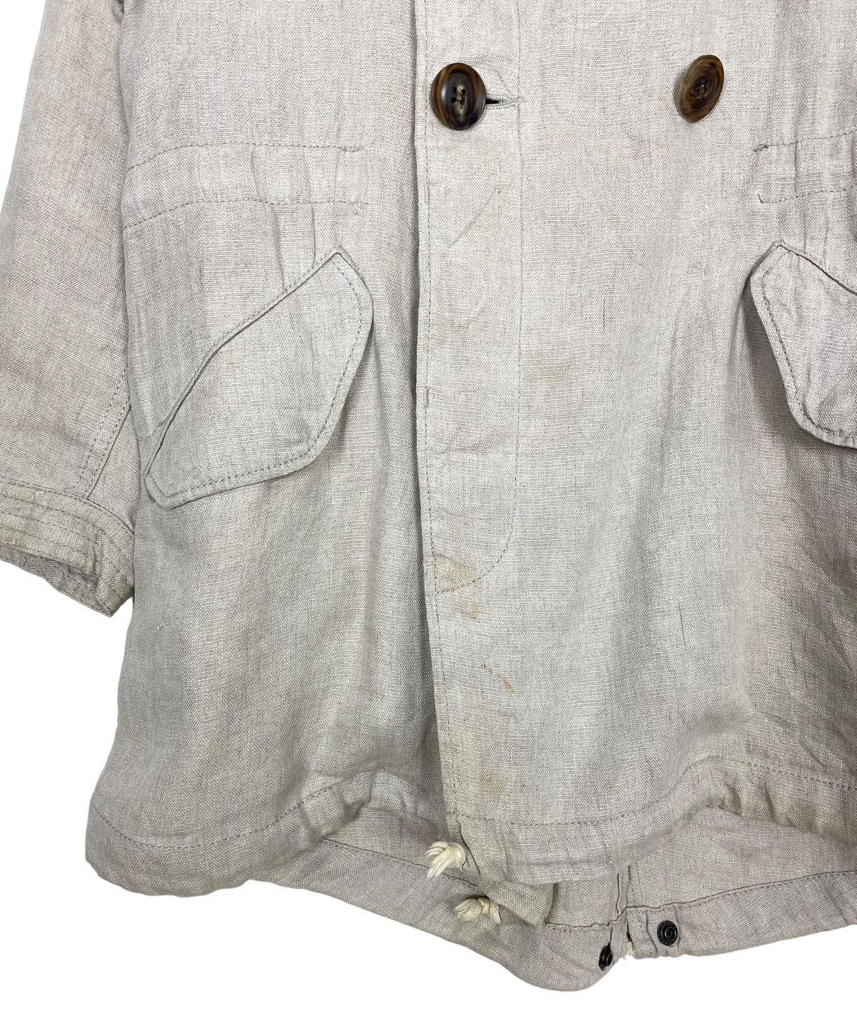 Japanese Brand Rare ‼️ Ylts Cotton Linen Spring Mods Coat Size S / US 4 / IT 40 - 8 Thumbnail