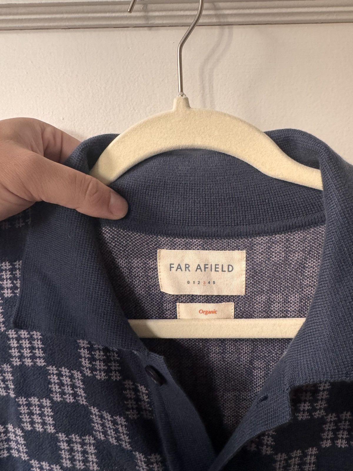Far Afield Far Afield Checkered Sweater Polo Size US L / EU 52-54 / 3 - 6 Thumbnail