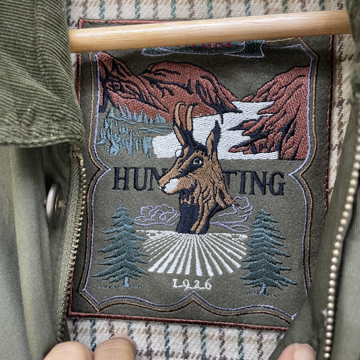 Hunter 💥Vintage Nature Hunting Bomber Jacket Size US M / EU 48-50 / 2 - 3 Thumbnail