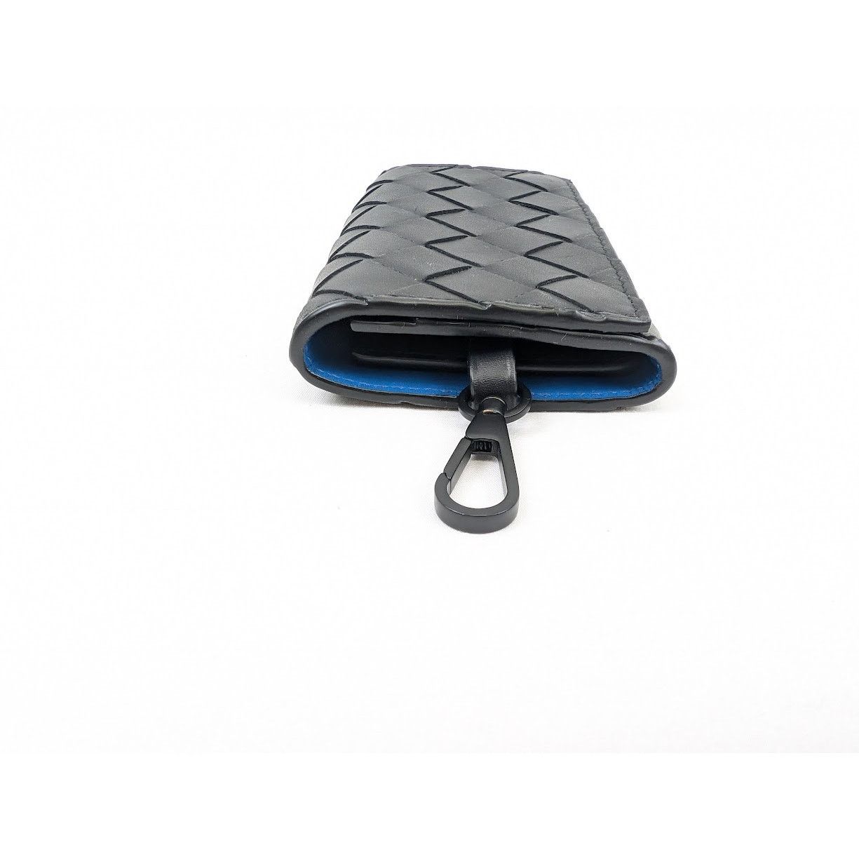 Bottega Veneta o1rshd1 Size: OS / Intreccio Light Calf Key Chain In Nero Size ONE SIZE - 6 Thumbnail