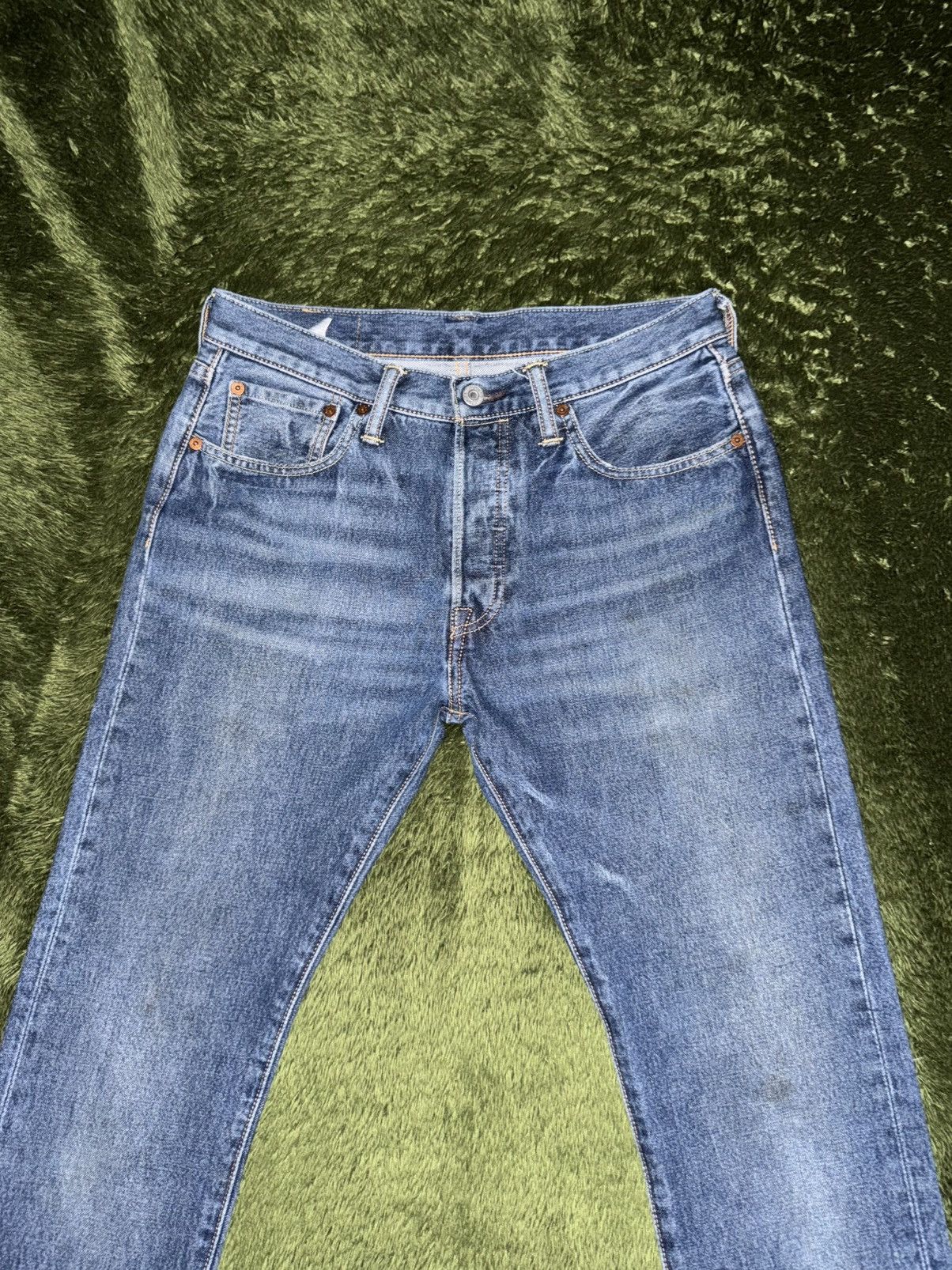 Levi's [W31/L32] Levi’s 501 S washed Leather label Denim Pants Size US 31 - 5 Thumbnail