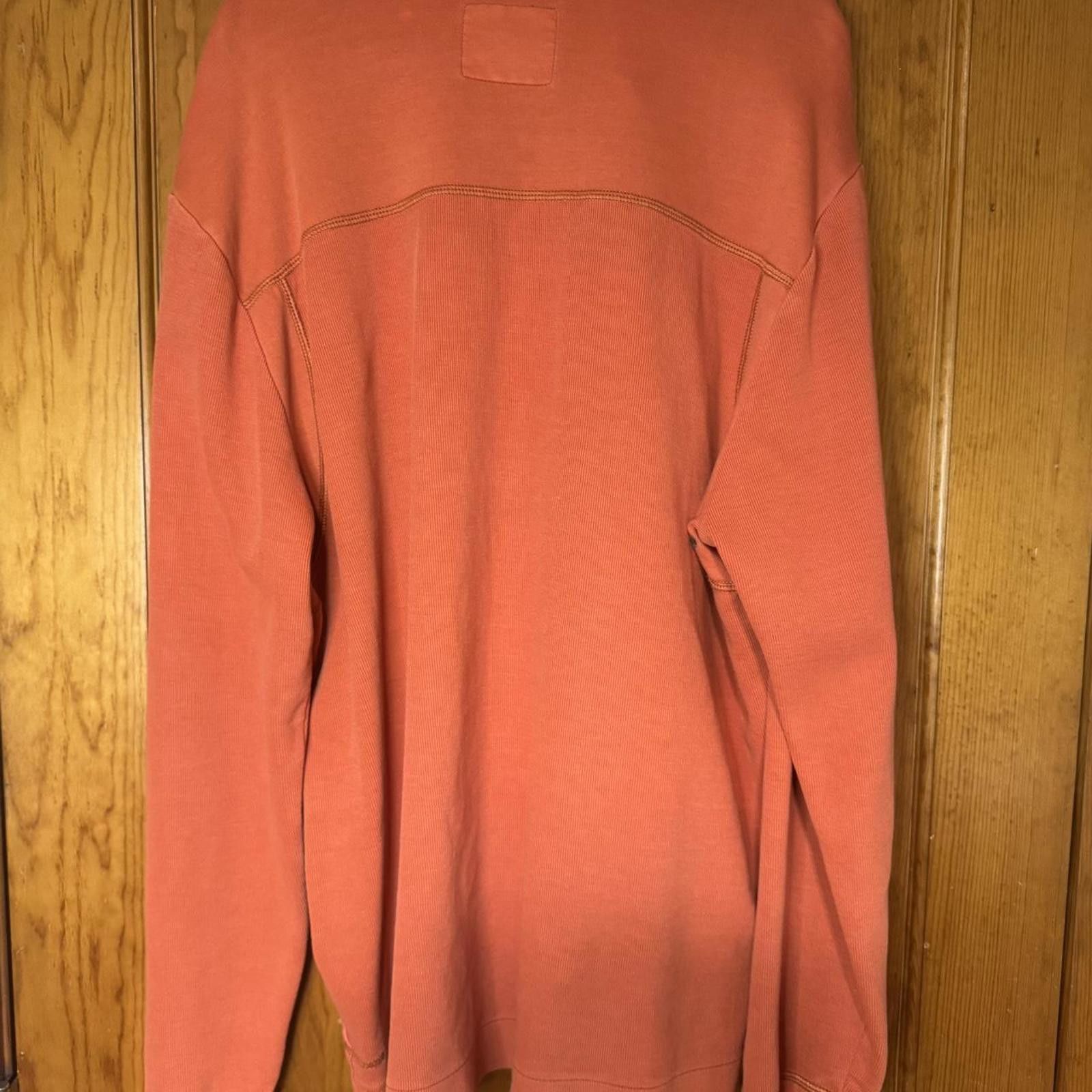 Tommy Bahama Tommy Bahama orange quarter zip sweatshirt Size US XL / EU 56 / 4 - 2 Thumbnail