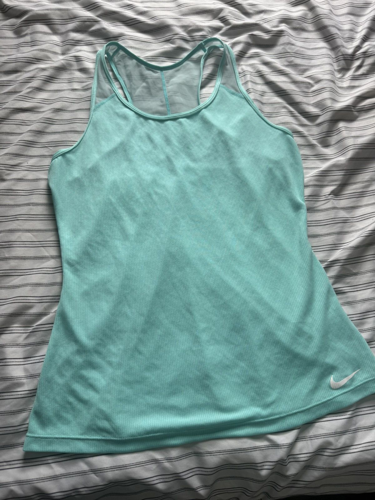 Nike Nike Dri-Fit Turquoise Tank Top Women’s Medium Size M / US 6-8 / IT 42-44 - 2 Thumbnail