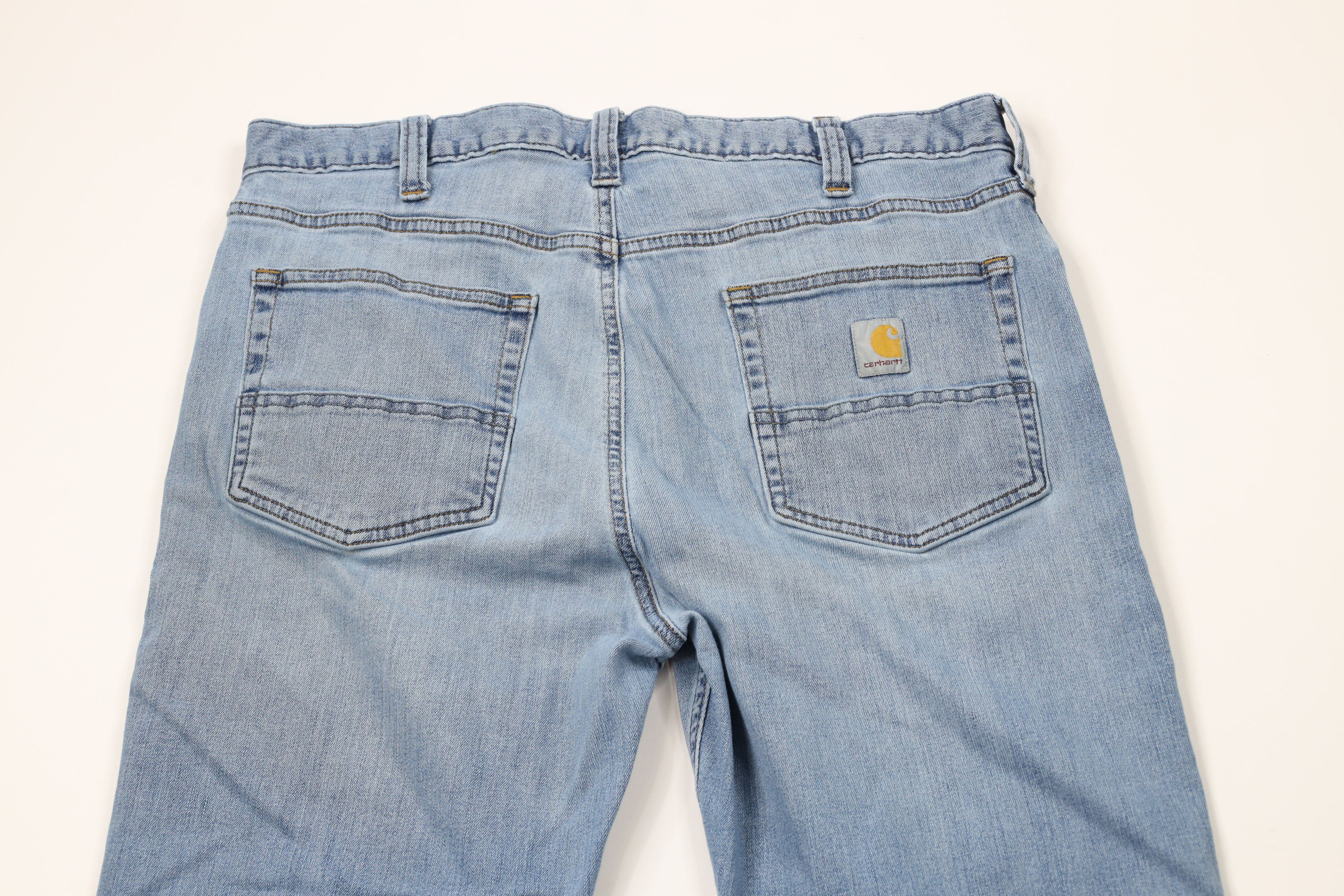 Carhartt × Vintage Vintage Y2K Carhartt Distressed Relaxed Fit Denim Jeans Blue Size US 36 / EU 52 - 12 Thumbnail