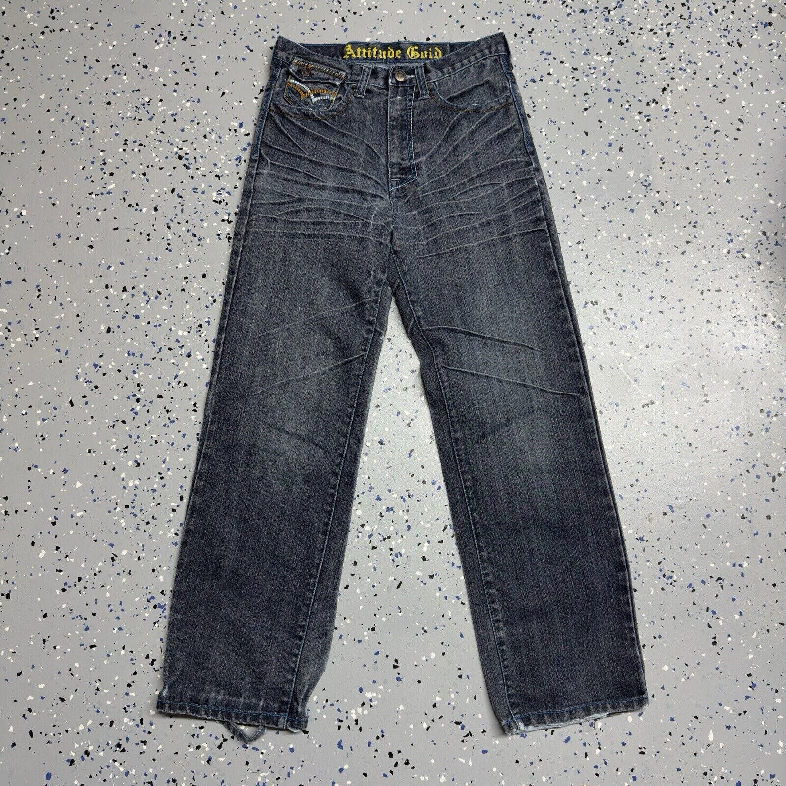 Designer Vintage Y2K Attitude Guid Jeans Blue Size 16 Women Size 38" / US 16 / IT 52 - 1 Thumbnail