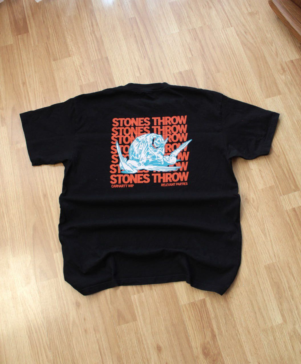 Carhartt Wip 🔥 Carhartt WIP x Relevant Parties Stones Throw T Shirt Size US M / EU 48-50 / 2 - 1 Thumbnail