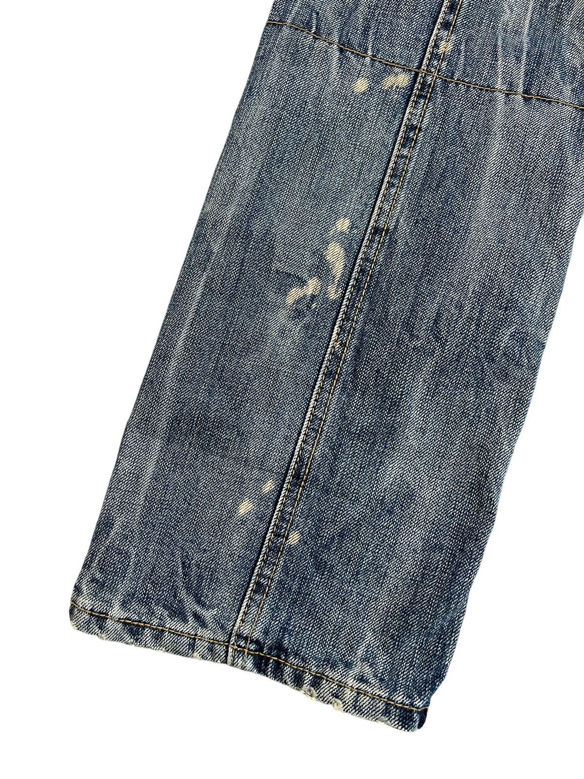 Japanese Brand × PPFM PPFM Shark Embroidery Distressed Jeans Size US 34 / EU 50 - 7 Thumbnail