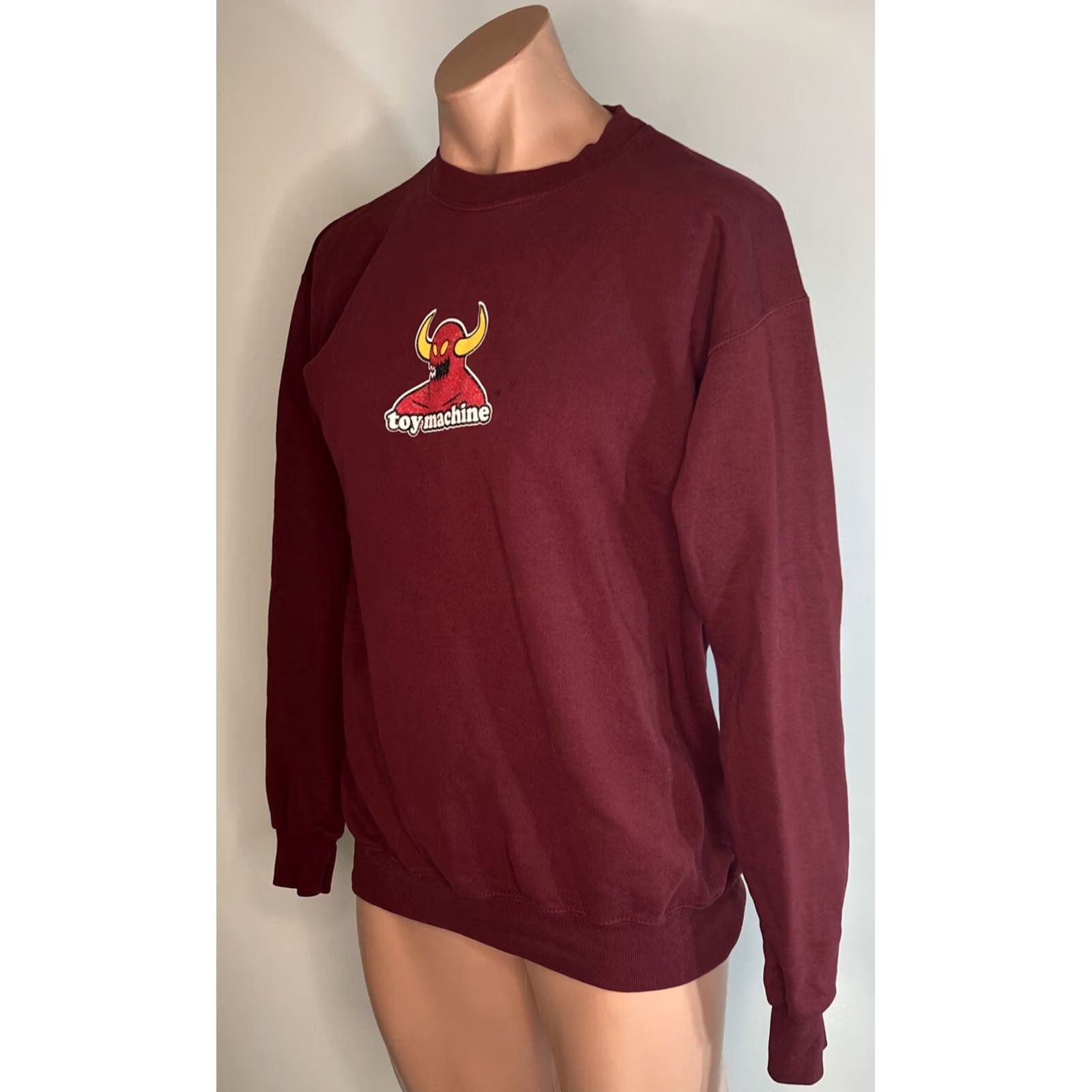 Toy Machine VINTAGE Toy Machine Logo Sweatshirt Crewneck L Men Red 90s Skateboarding Graphic Print Logo Size US L / EU 52-54 / 3 - 4 Thumbnail