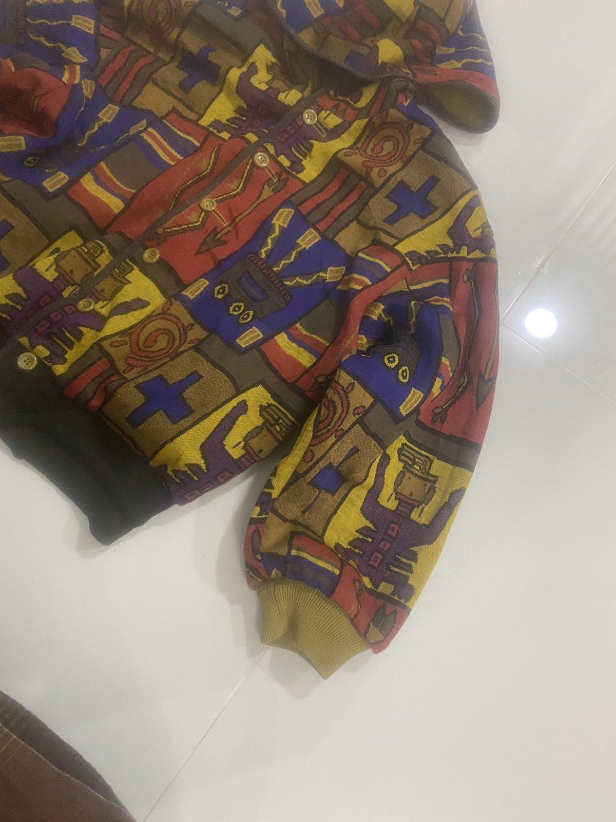 If Six Was Nine VINTAGE REVERSIBLE POP ART HOODIE Size US L / EU 52-54 / 3 - 3 Thumbnail