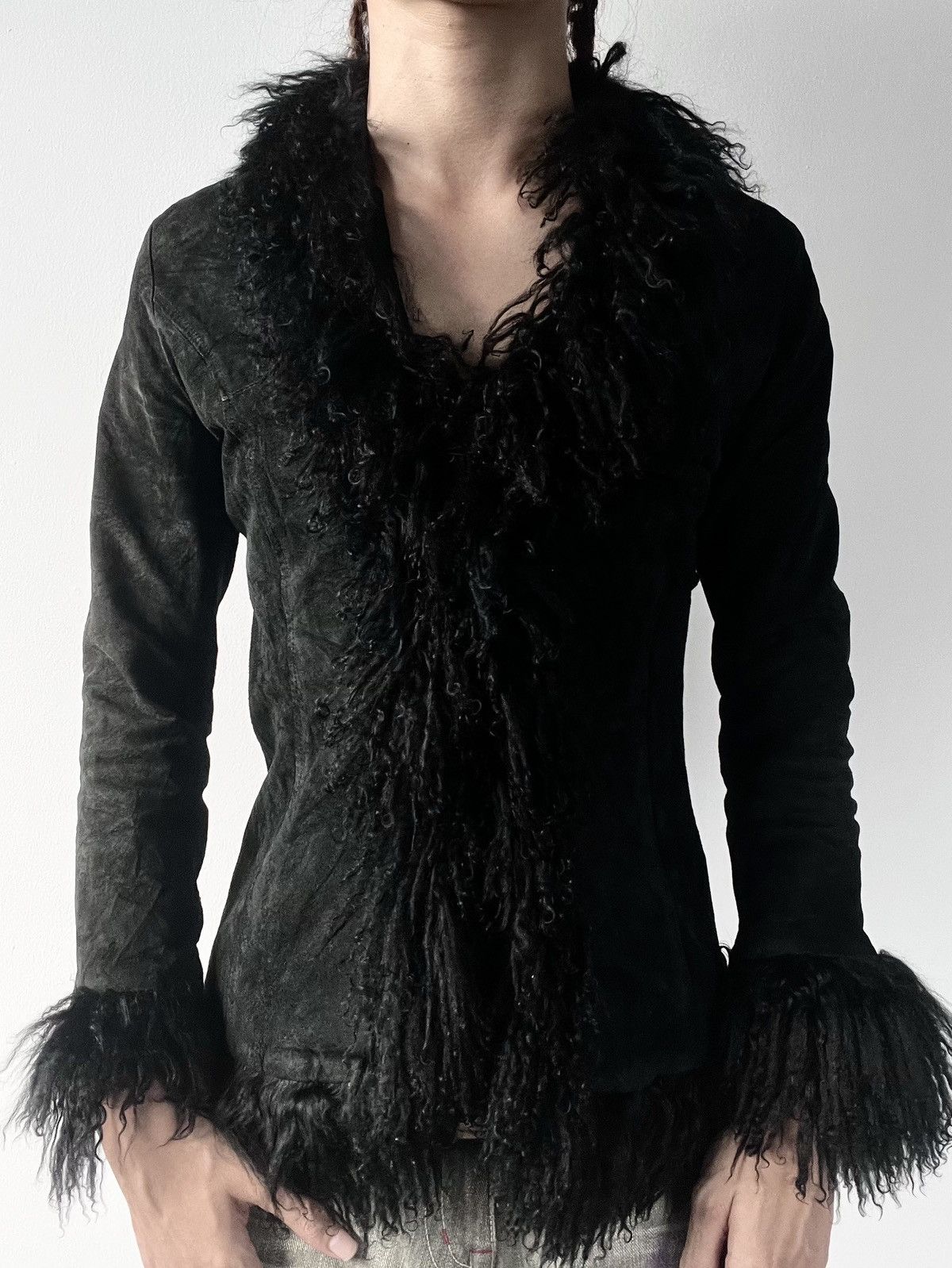 Pre-owned If Six Was Nine X Le Grande Bleu L G B Avant-garde Cecil Mcbee Vamp Jacket In Black