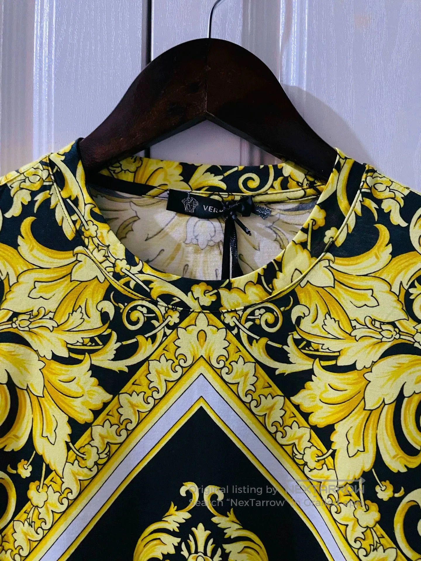 Versace Versace Baroque Graffiti Short Sleeve T-shirt. Size US L / EU 52-54 / 3 - 3 Thumbnail