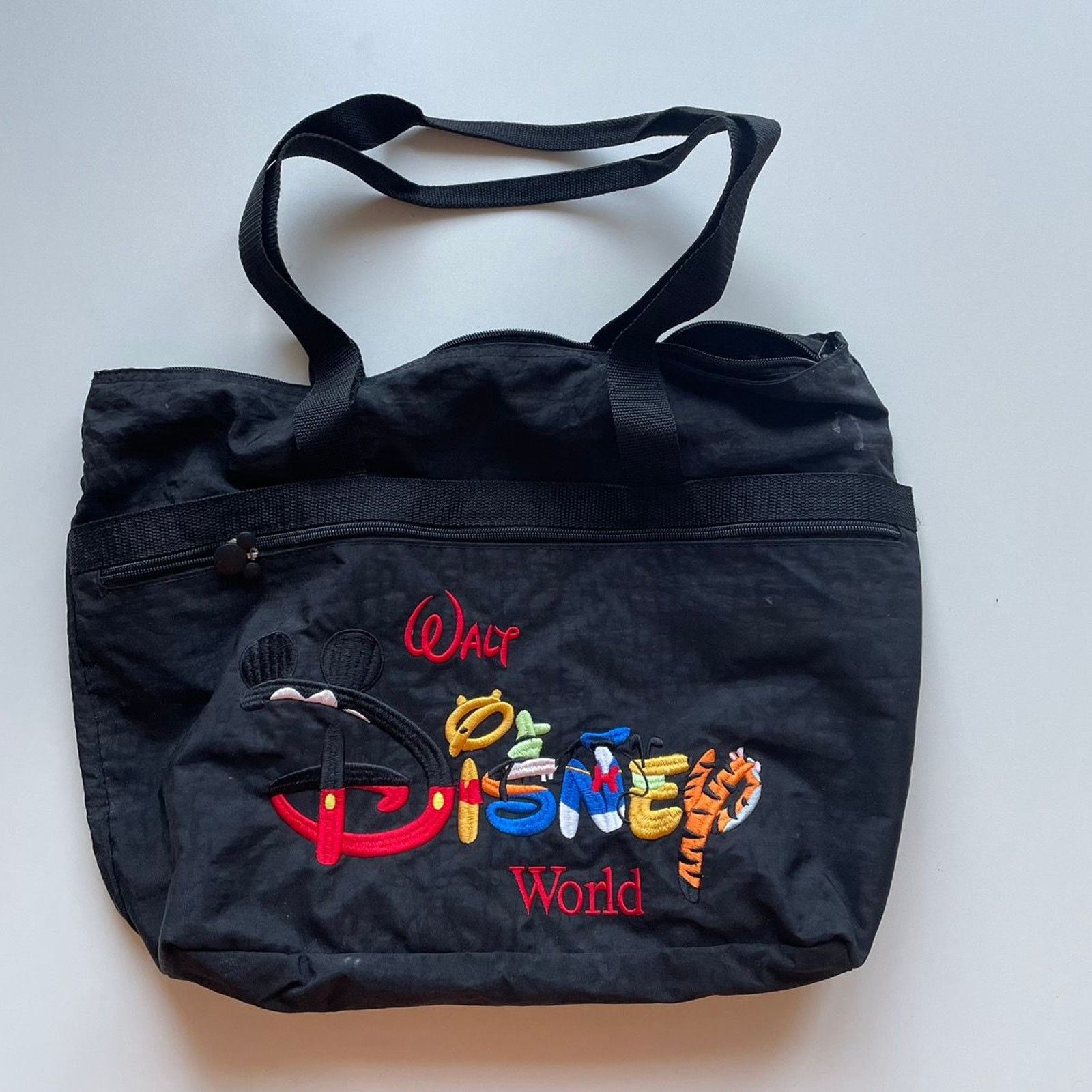 Disney Vintage Y2K Walt Disney World Bag Mickey Mouse Black Rare Size ONE SIZE - 1 Thumbnail
