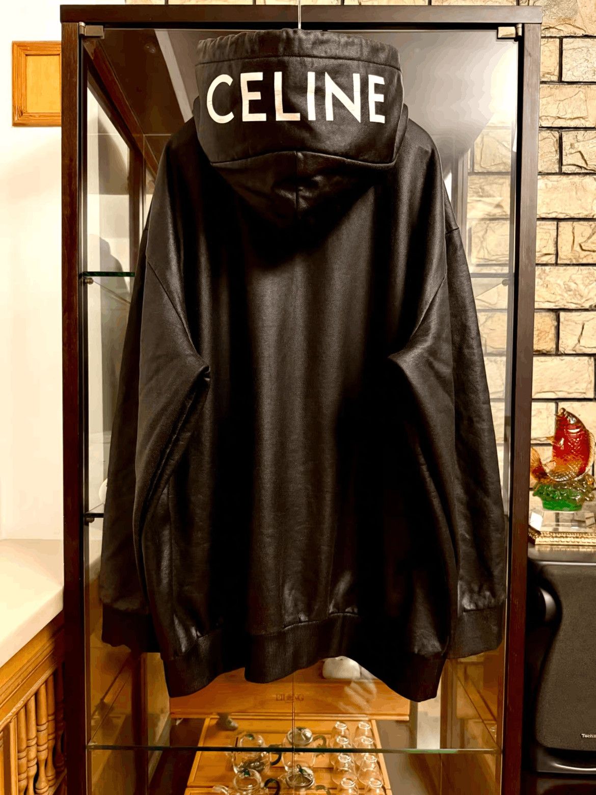 Celine Celine Celine 22SS Runway Waxed Logo Jacket-2506 Size US XL / EU 56 / 4 - 1 Thumbnail