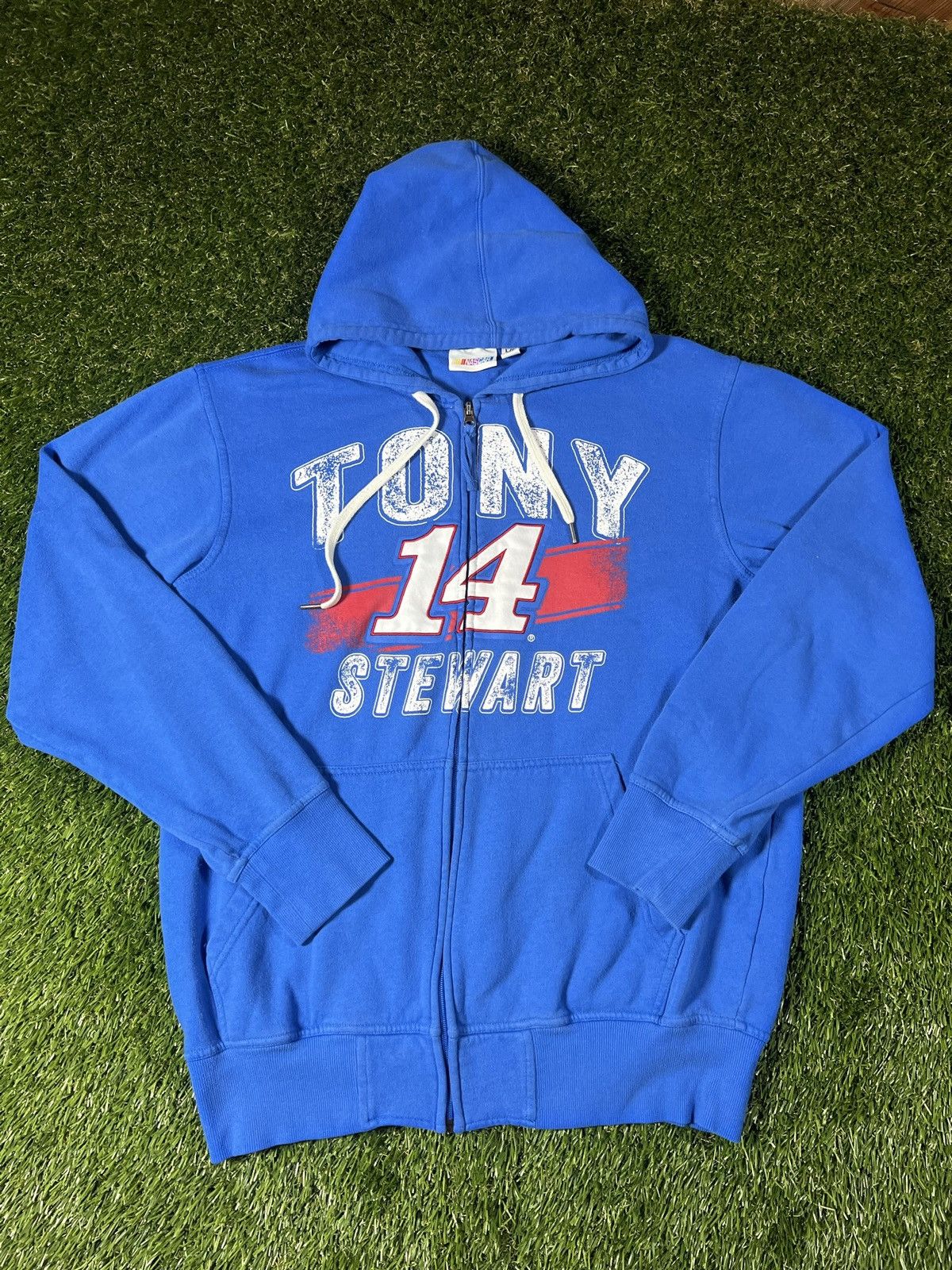 NASCAR × Vintage Vintage Y2K Embroidered Tony Stewart NASCAR Racing Jacket Size US L / EU 52-54 / 3 - 1 Thumbnail