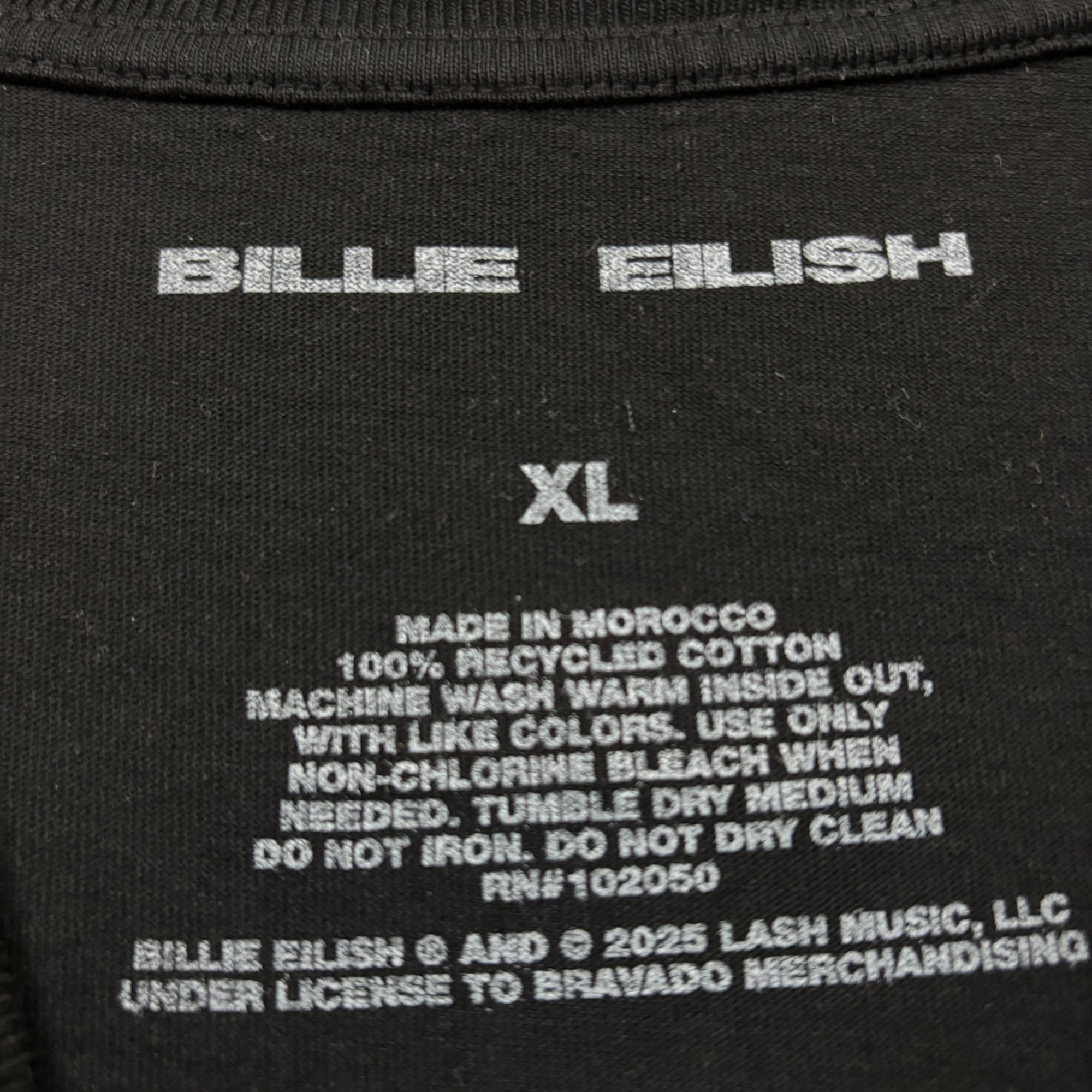 Billie Eilish Billie Eilish Hit Me Hard and Soft The Tour Stops Pop Tee XL Size US XL / EU 56 / 4 - 4 Thumbnail