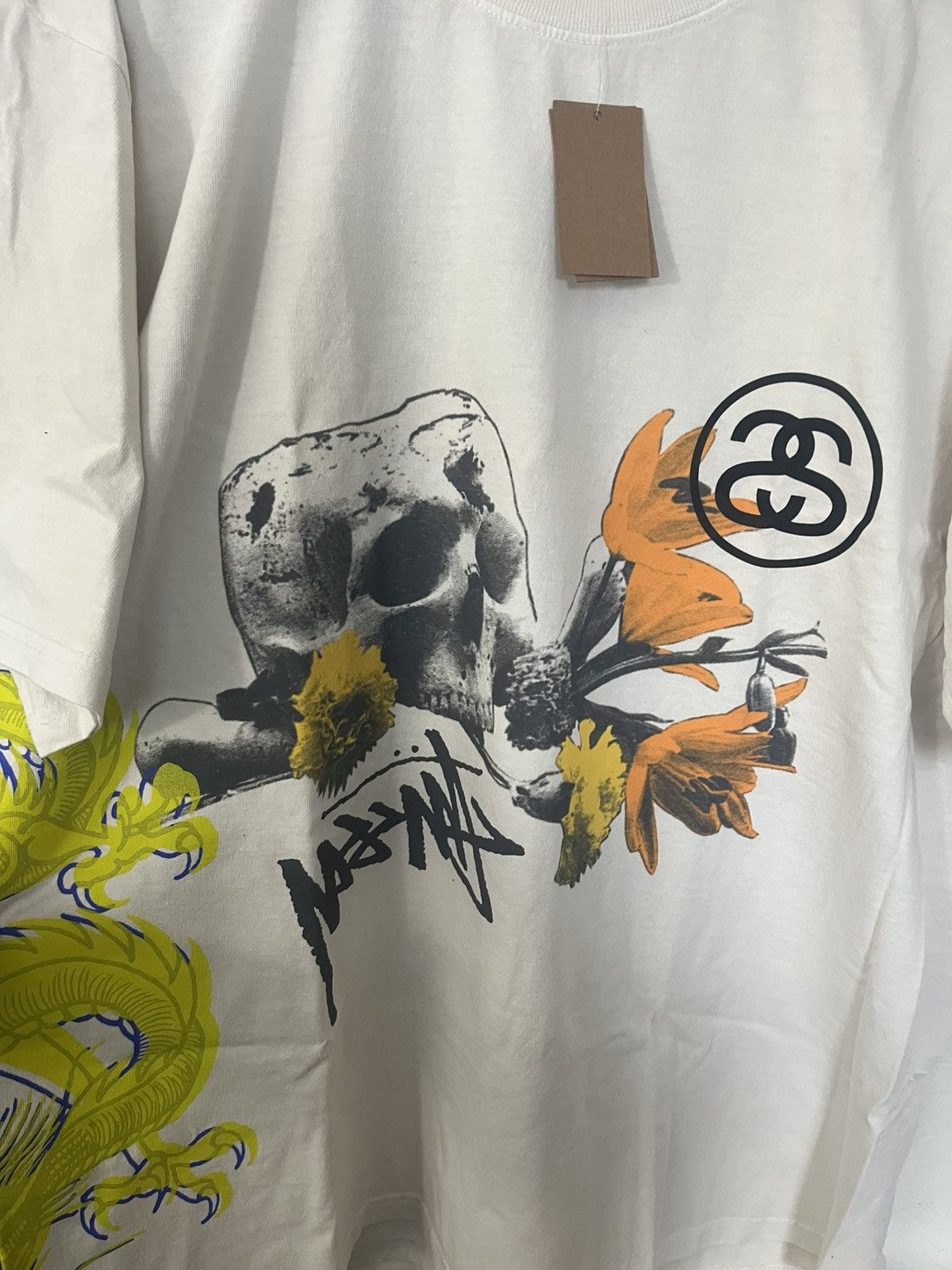 Stussy Stussy Strike Pigment Dyed Tee T-Shirt Natural Size L Large Size US L / EU 52-54 / 3 - 2 Thumbnail