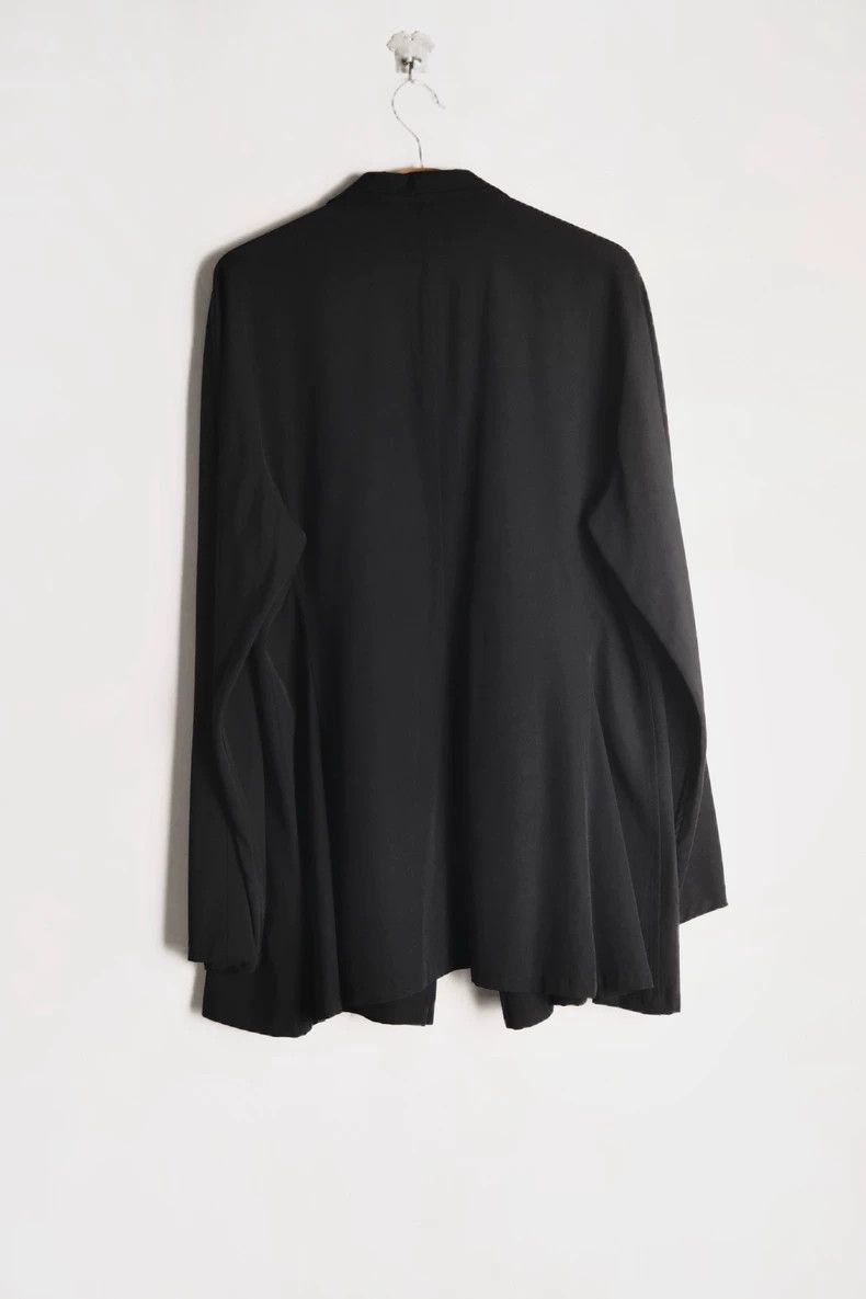 Yohji Yamamoto Yohji Yamamoto Yohji Yamamoto Black Jacket with Minimal We Size US S / EU 44-46 / 1 - 2 Thumbnail