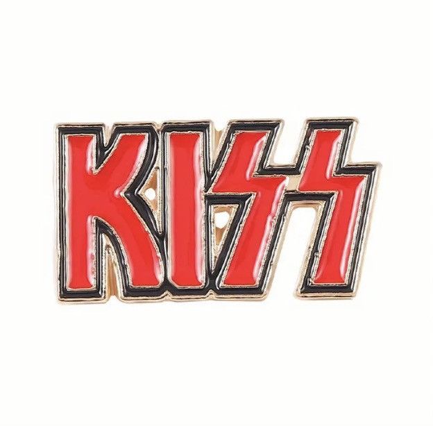 Band Tees KISS enamel pin Size ONE SIZE - 1 Thumbnail