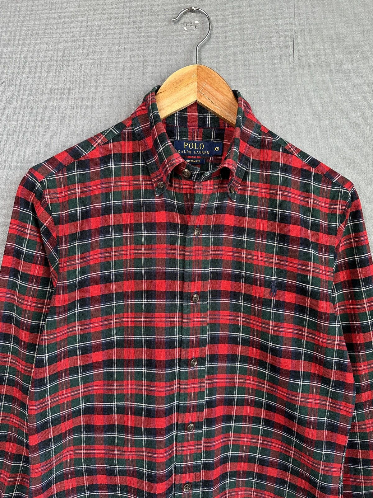Polo Ralph Lauren POLO RALPH LAUREN Red Green Check Button Up Shirt Size US XS / EU 42 / 0 - 3 Thumbnail