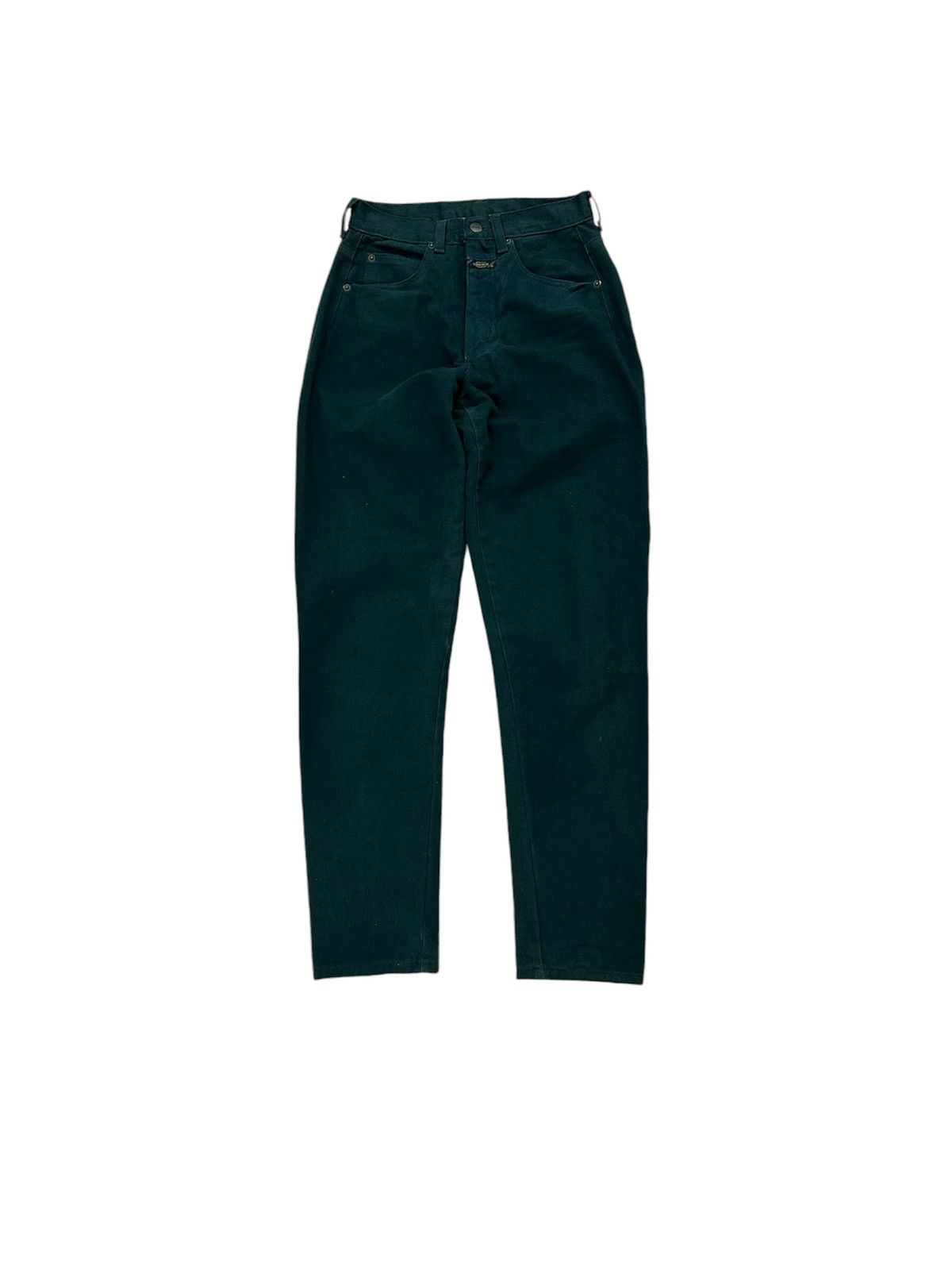 Marithe + Francois Girbaud × Vintage Rare Vintage Marithe Francois Girbaud High Rise Green Jeans Size 26" / US 2 / IT 38 - 1 Thumbnail