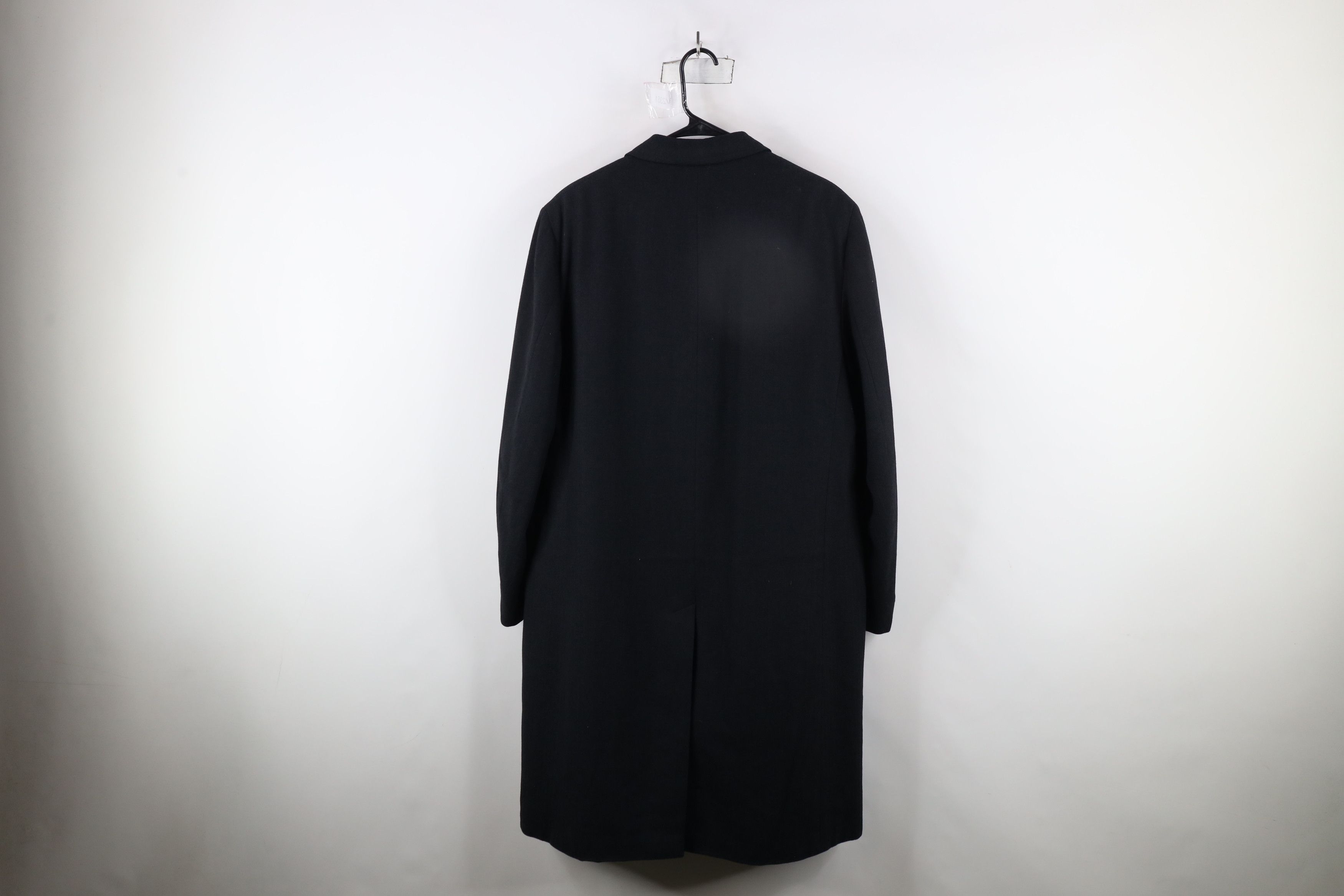 Vintage Vintage 90s Wool Herringbone Overcoat Jacket Gray USA Size US XXL / EU 58 / 5 - 11 Thumbnail