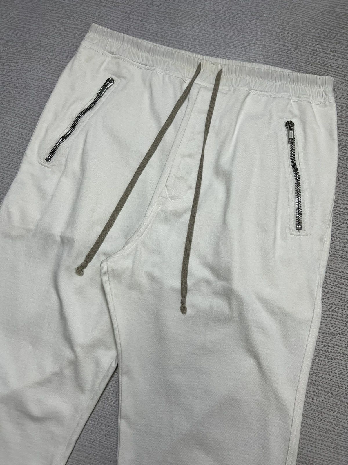 Rick Owens Rick Owens - S/S 20’ - Zip Pockets Drawstring Cropped Pants Size US 32 / EU 48 - 3 Thumbnail