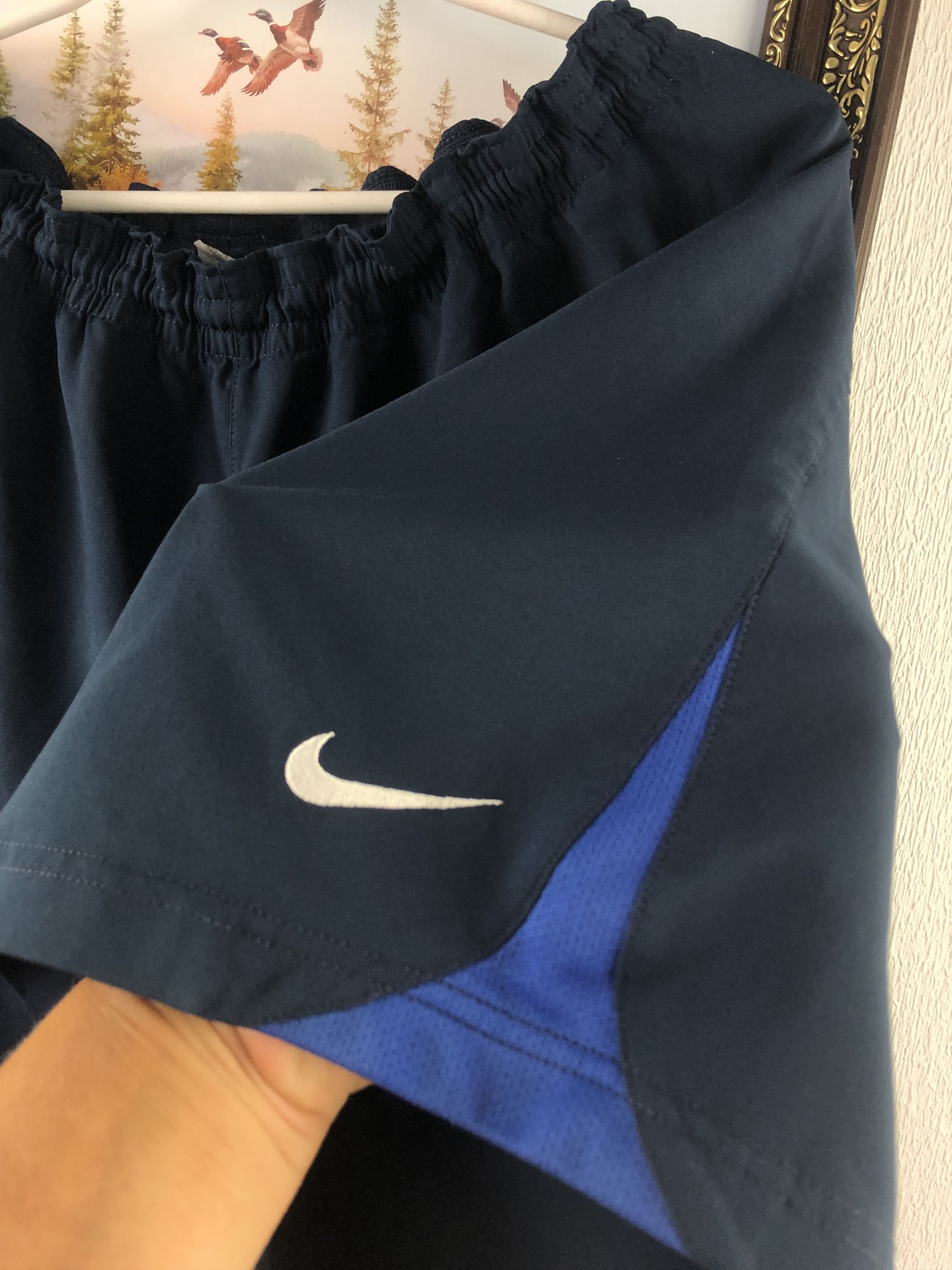 Nike Vintage Manchester United Football Shorts Soccer Size XL Size US 36 / EU 52 - 5 Thumbnail