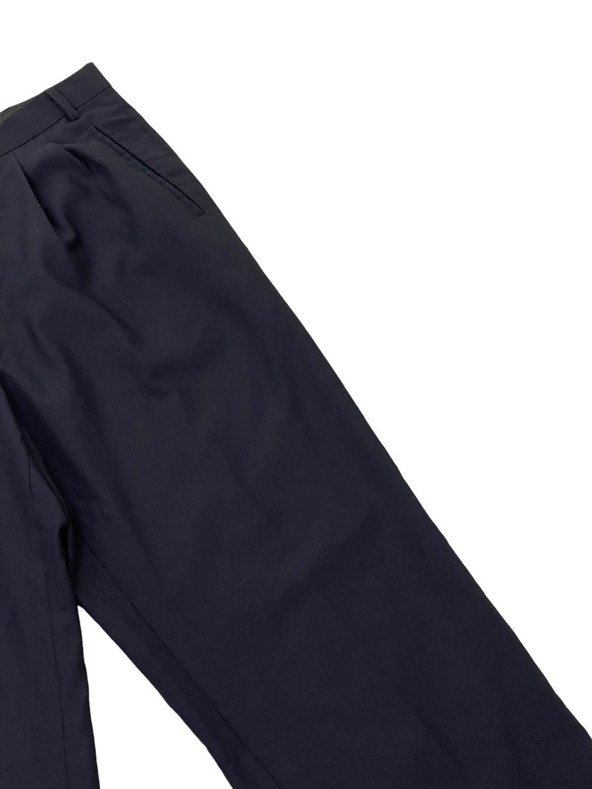 Japanese Brand Wide Baggy 90s Definity Durban Wool Trouser 7🟦2 Size US 34 / EU 50 - 7 Thumbnail