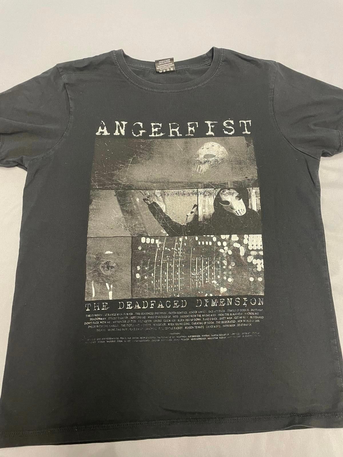 Designer Angerfist Graphic Black T-Shirt - Size Small Size US S / EU 44-46 / 1 - 3 Thumbnail