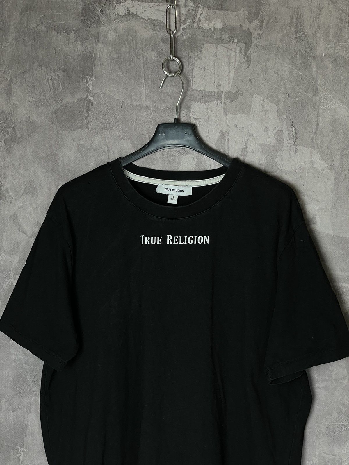 True Religion × Vintage VINTAGE TRUE RELIGION BIG LOGO T-SHIRT Y2K TEE Size US L / EU 52-54 / 3 - 10 Thumbnail