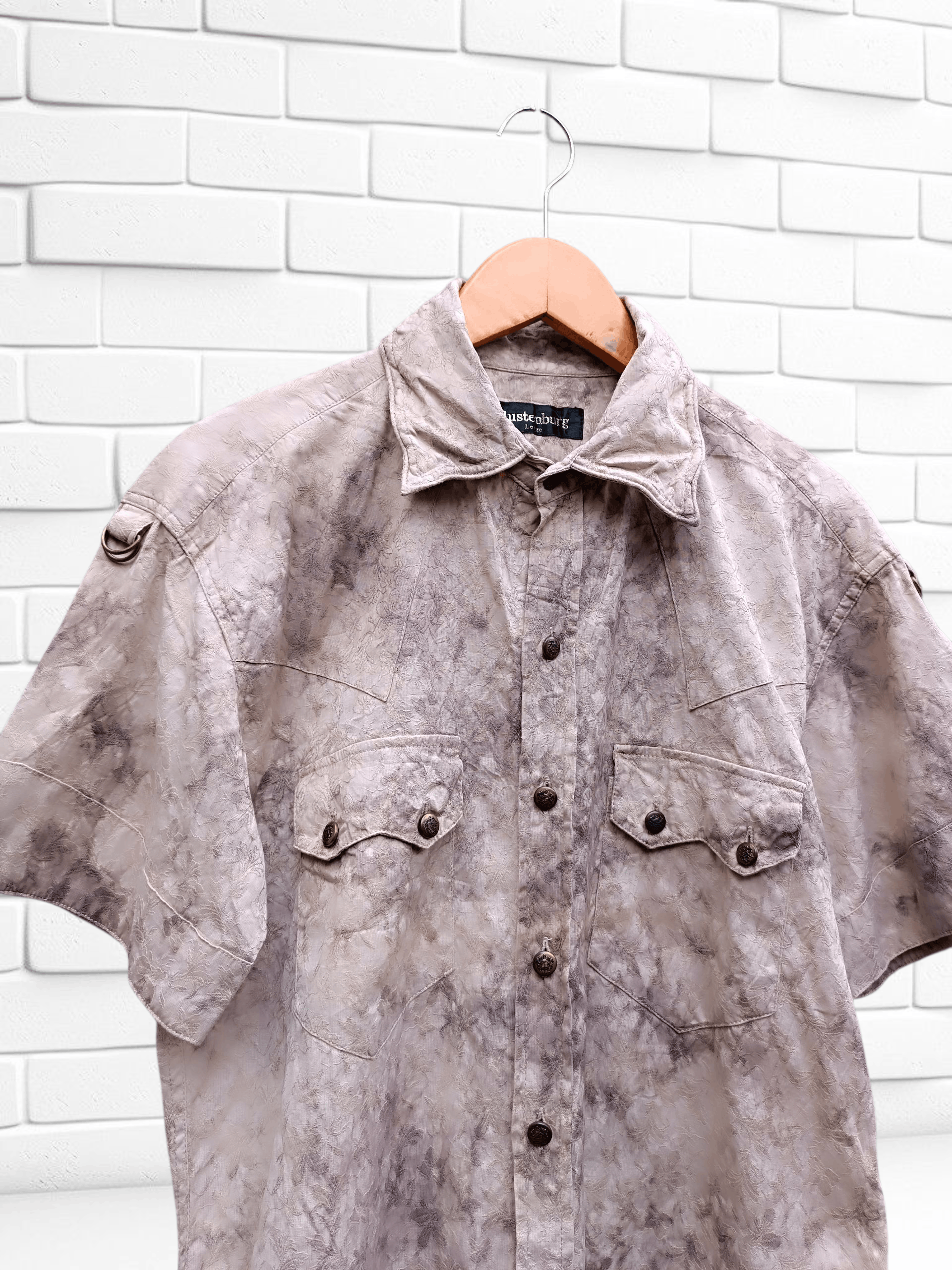 Japanese Brand Japanese Brand Western Tie Dye Brown Grunge Y2K Vintage Size US L / EU 52-54 / 3 - 4 Thumbnail