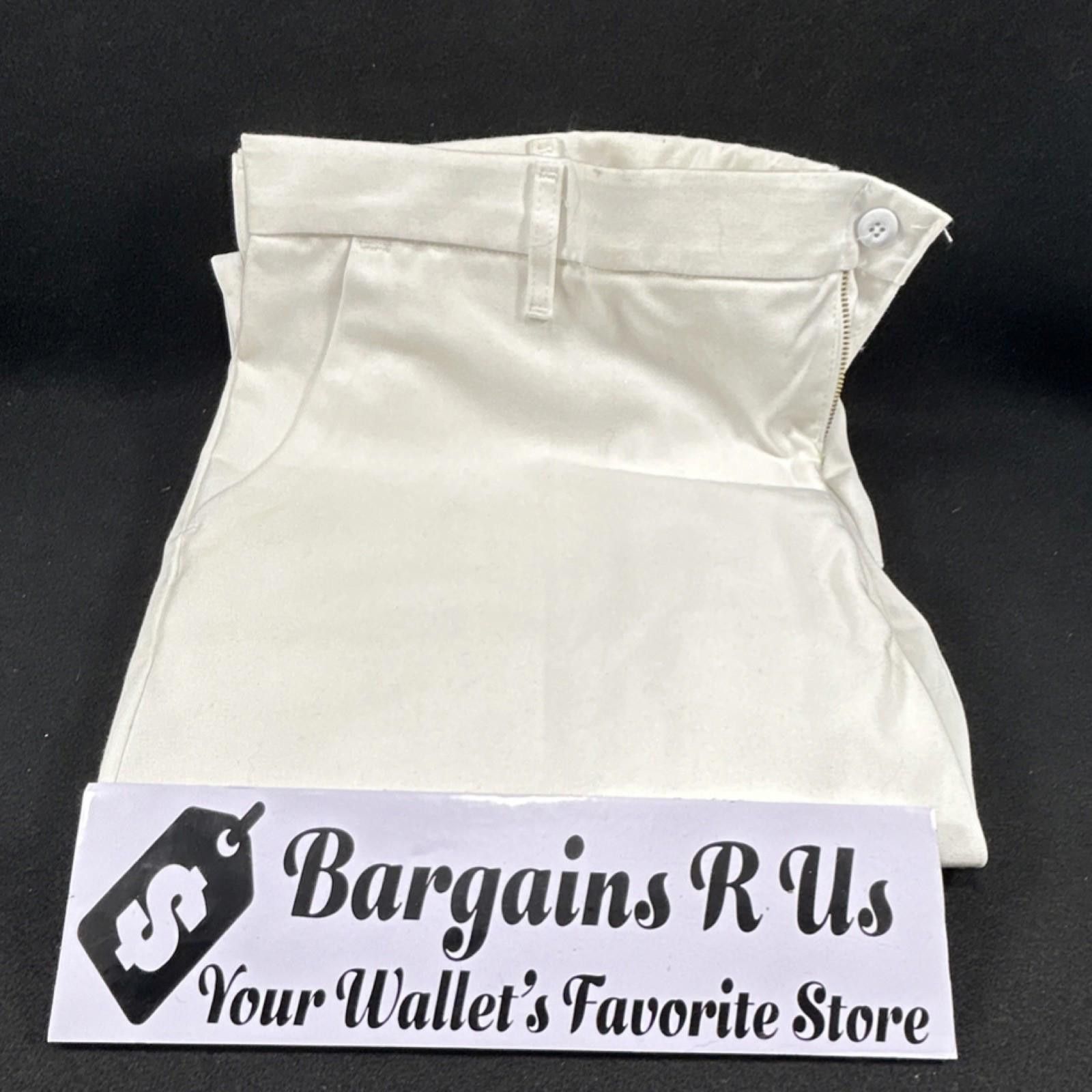 Red Kap Red Kap Unisex White Uniform Work Pants Size 44 Polyester Size ONE SIZE - 1 Thumbnail