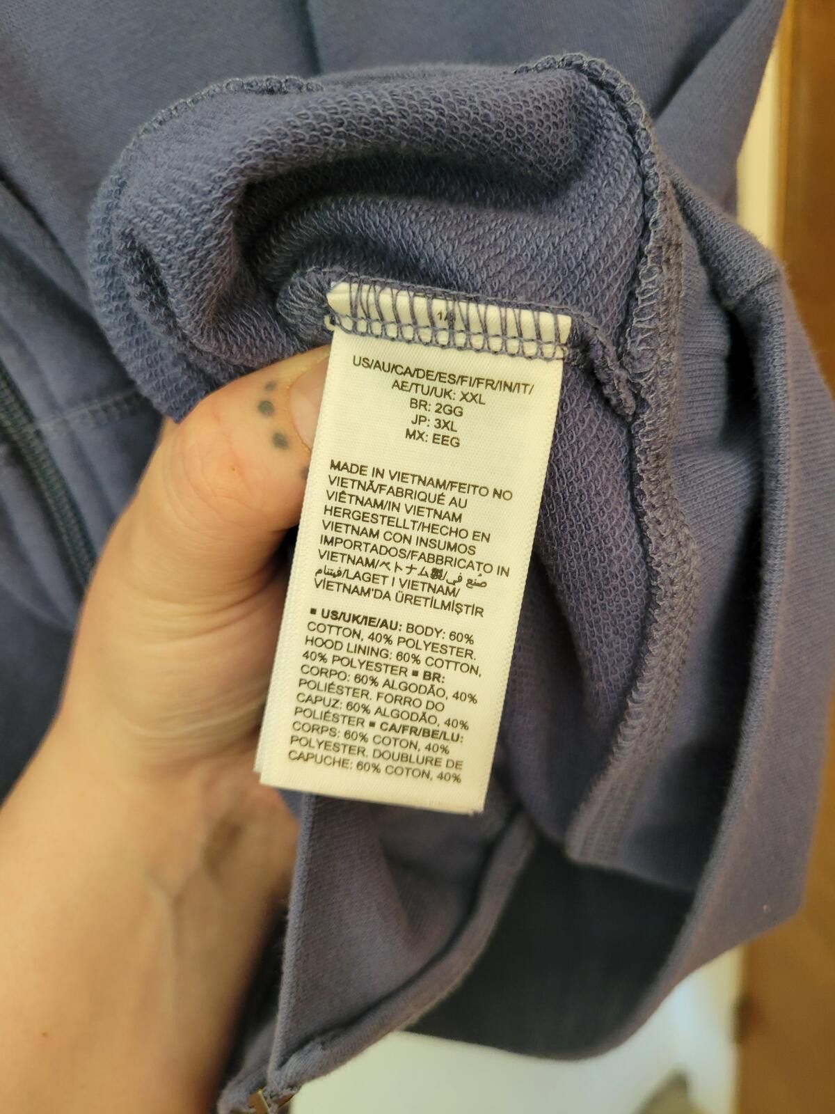 Other Amazon Essentials Men's Full-Zip Hoodie XXL Blue Size US XXL / EU 58 / 5 - 4 Thumbnail