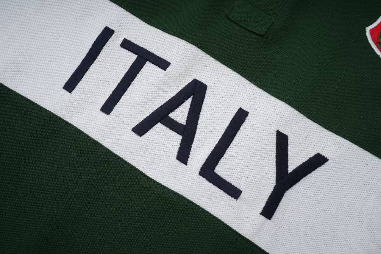 Vintage Vintage Green Rugby jersey Italy green big logo size L Size US L / EU 52-54 / 3 - 12 Thumbnail