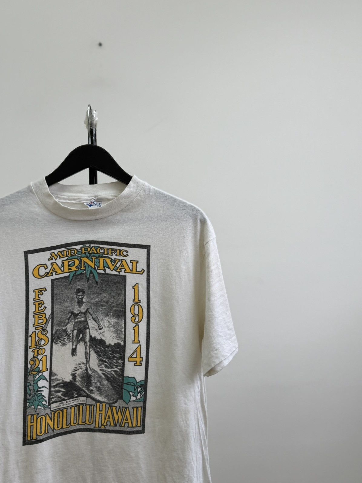 Other 90s Vintage Hawaii Champion Surf Swimmer Surfer T-Shirt Y2K Size US M / EU 48-50 / 2 - 4 Thumbnail