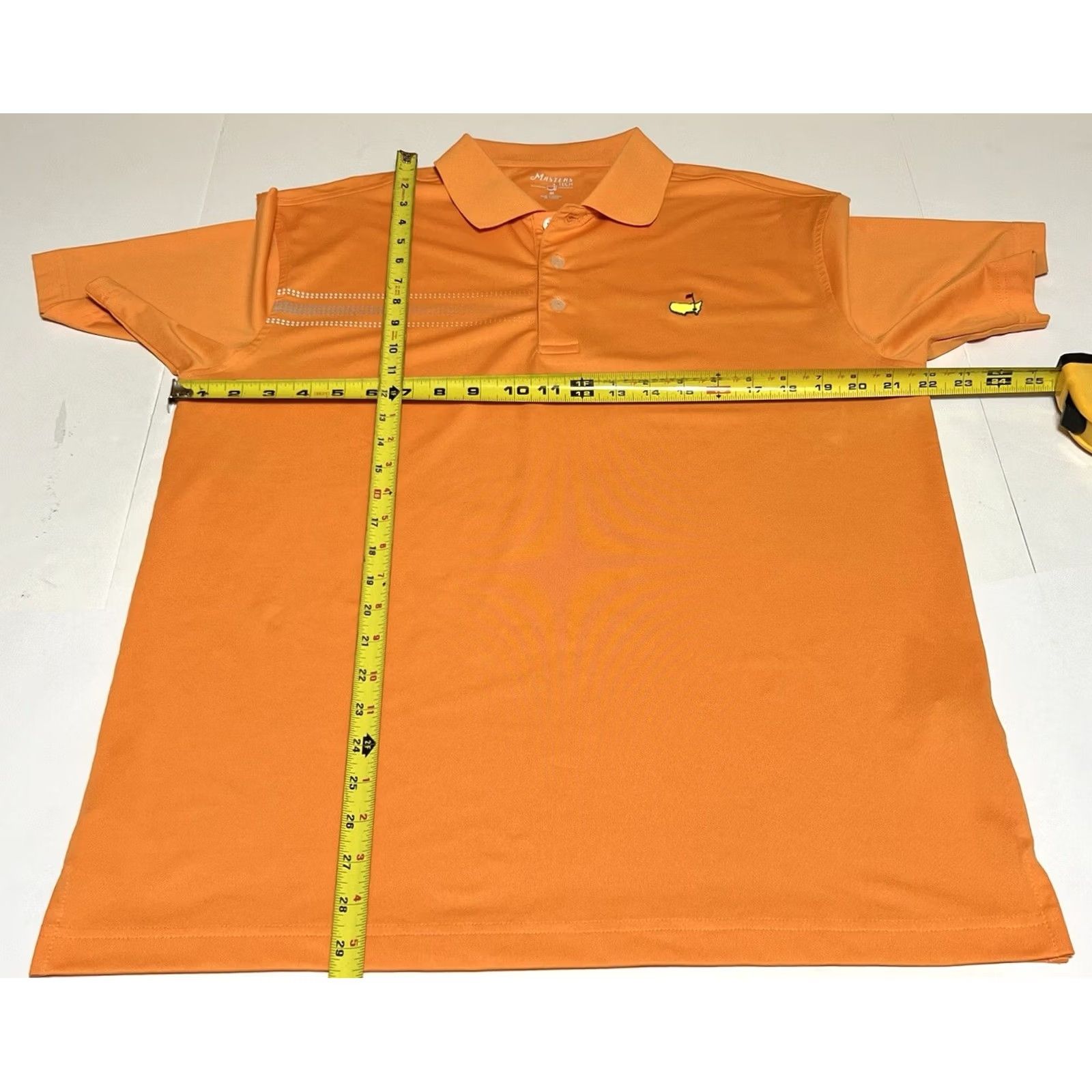 Vintage Masters Tech Polo Shirt Men Medium Orange Stretch Performance Golf Size US M / EU 48-50 / 2 - 4 Thumbnail