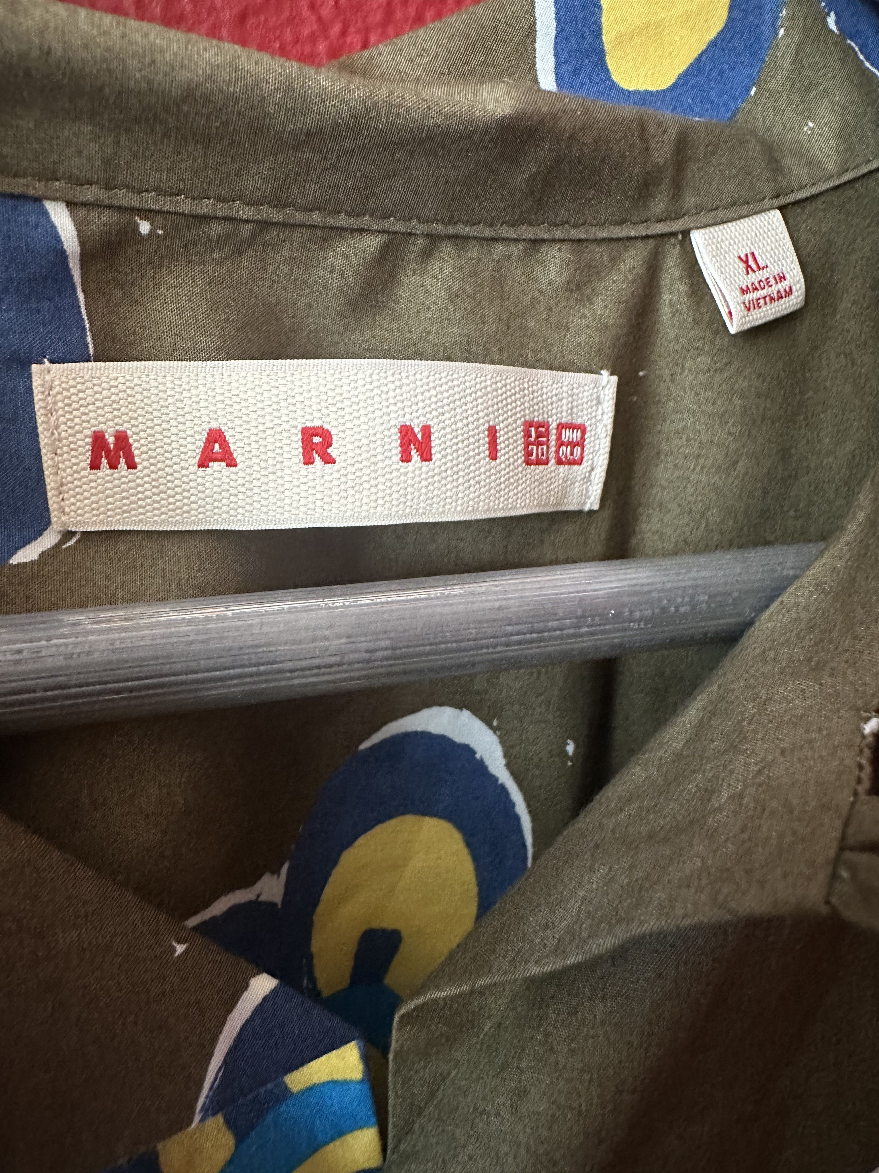 Marni × Uniqlo - [ ] Marni x Uniqlo Oversized Printed Open Collar Shirt Size US XL / EU 56 / 4 - 3 Thumbnail