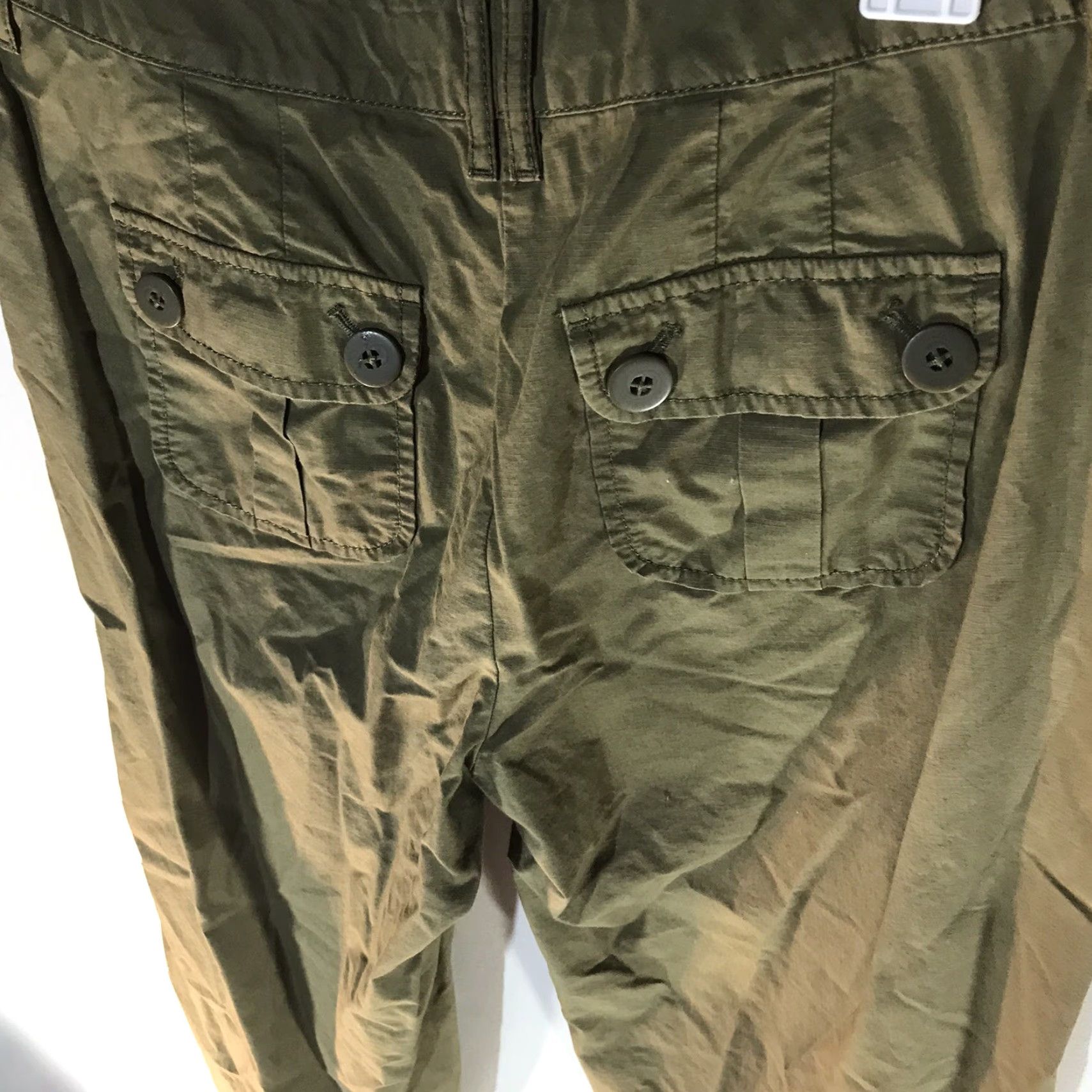 J. Jill J. Jill Green Cropped Pants Women's Size 6 100% Cotton Casual Workwear Size 28" / US 6 / IT 42 - 4 Thumbnail