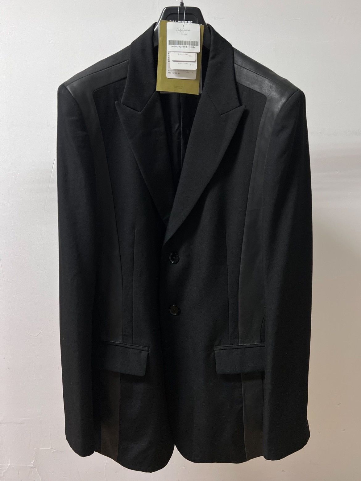 Yohji Yamamoto Yohji Yamamoto Yohji Yamamoto Pour Homme 09SS Lather Joint Size US XL / EU 56 / 4 - 1 Thumbnail