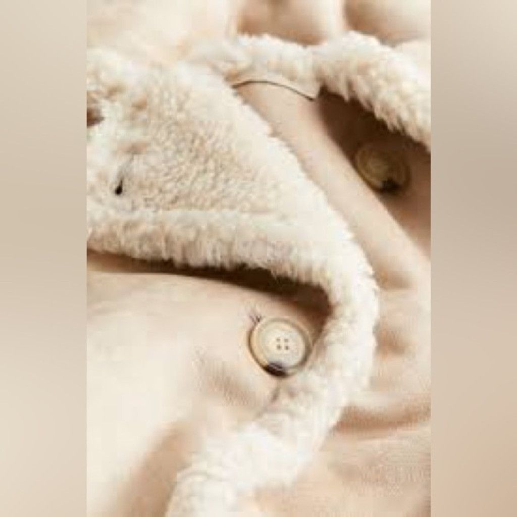 H&M NEW H&M Oversize Reversible Faux Suede and Fleece Jacket- S Size S / US 4 / IT 40 - 3 Thumbnail