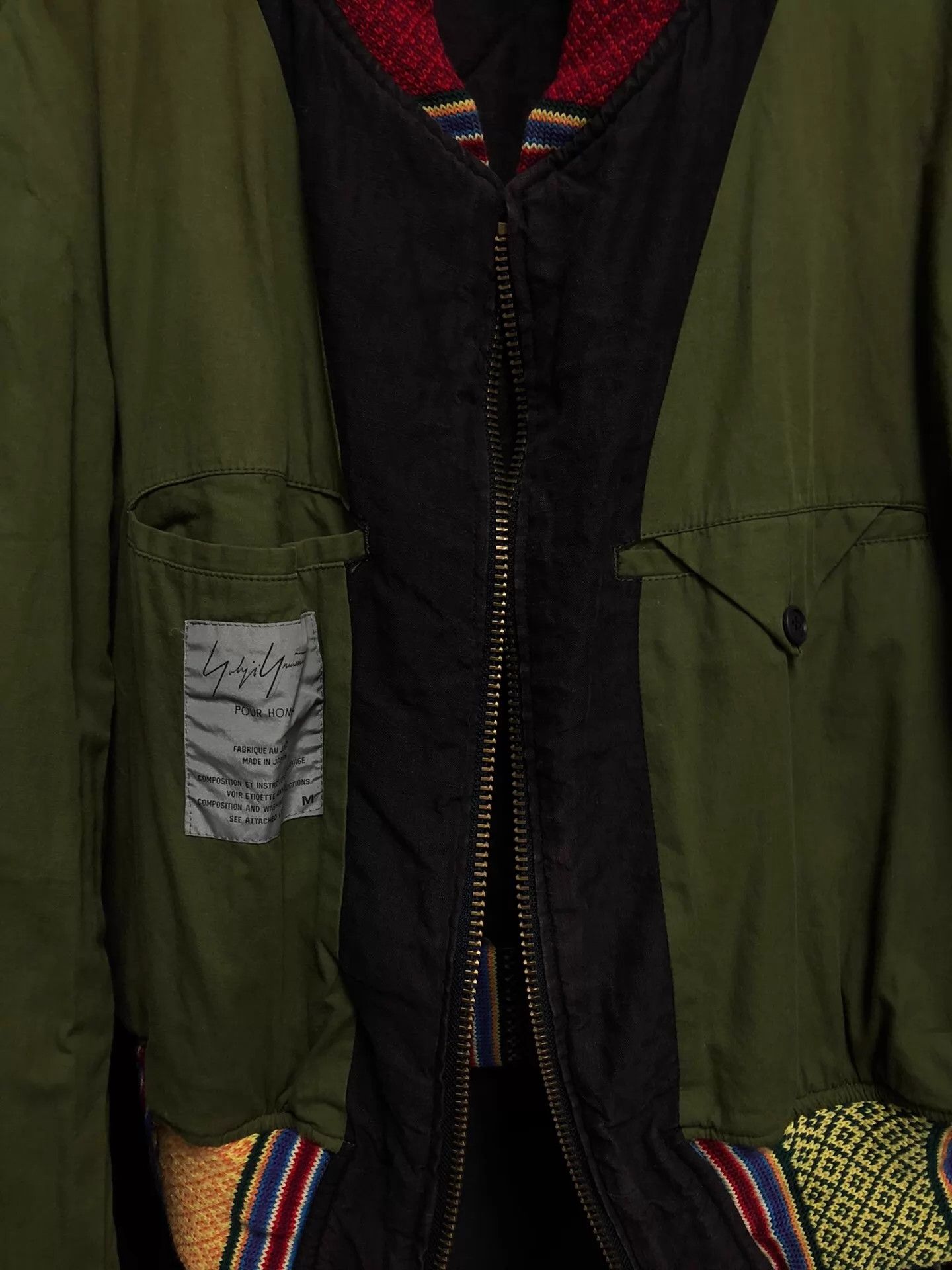 Yohji Yamamoto Yohji Yamamoto 93SS Cutting Swap Linen MA1 Jacket Size US M / EU 48-50 / 2 - 6 Thumbnail