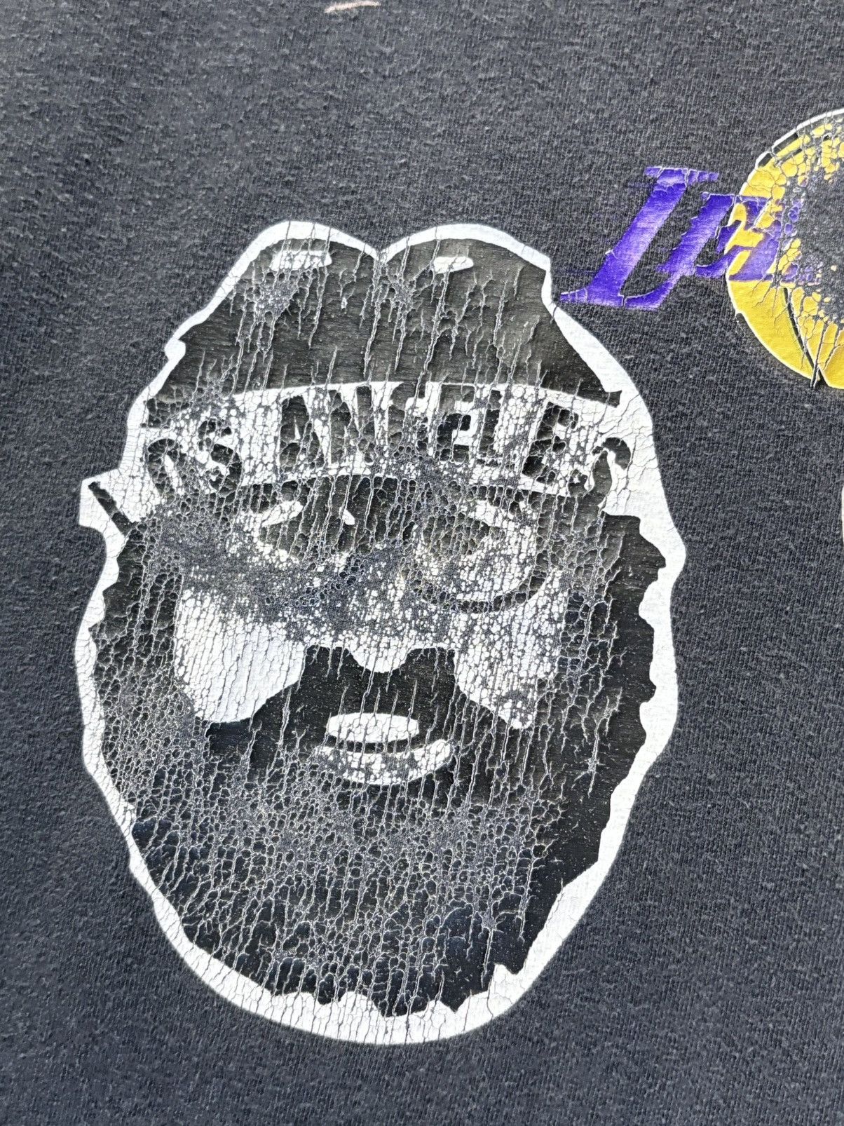 Rap Tees Rare LA Leakers Rap Radio Show Lakers Cheech & Chong Vtg Tee Size US L / EU 52-54 / 3 - 3 Thumbnail