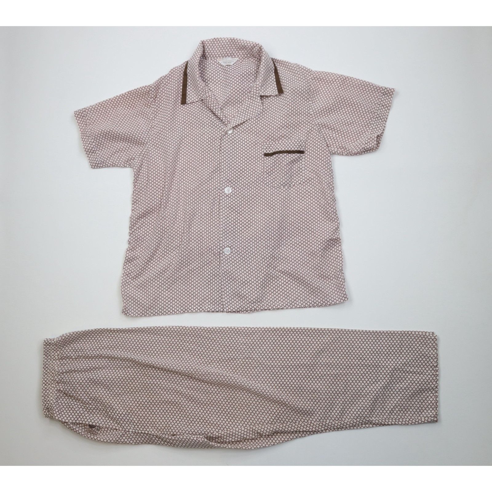 Vintage Vintage 70s Streetwear 2 Piece Short Sleeve Pajamas Size US L / EU 52-54 / 3 - 1 Thumbnail