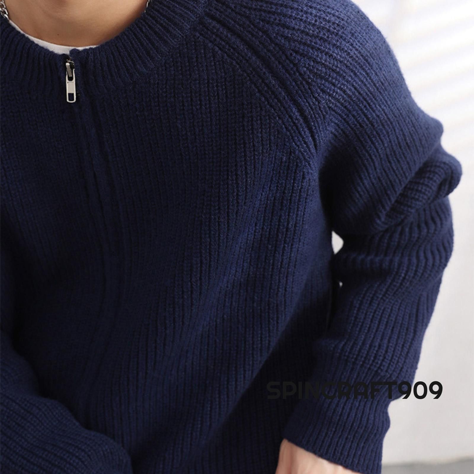 Vintage Blue Button Cardigan Sweater Size US L / EU 52-54 / 3 - 4 Thumbnail