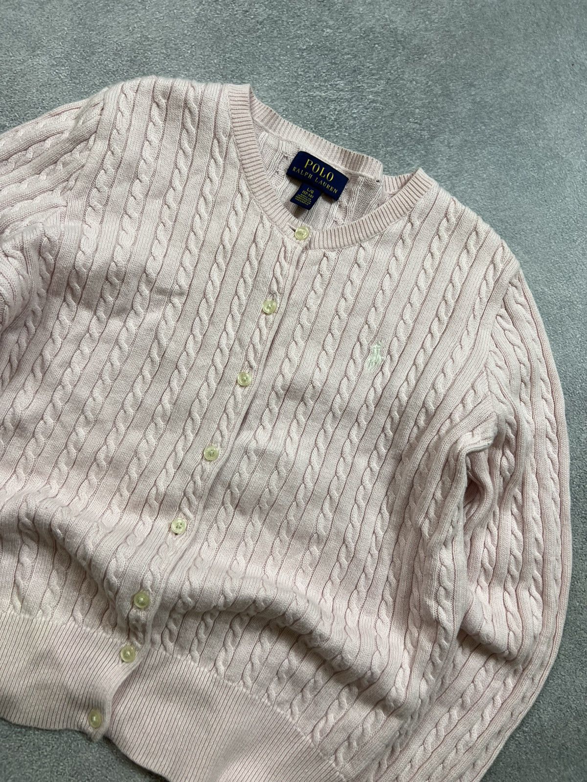 Polo Ralph Lauren 🩷Vintage Y2K PINK POLO Ralph Lauren women sweater Size XS / US 0-2 / IT 36-38 - 4 Thumbnail