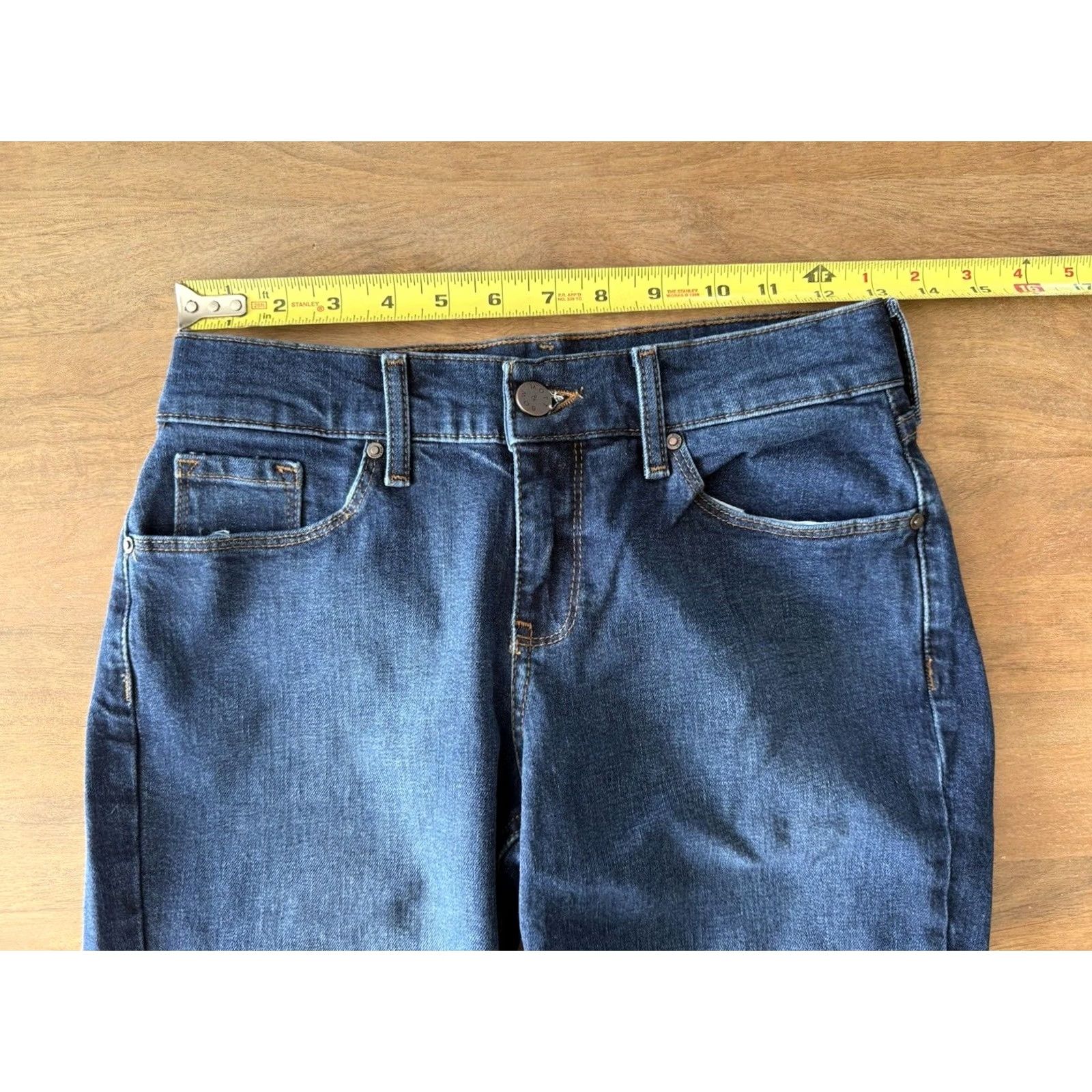 Mott & Bow VINTAGE Mott & Bow Boyfriend Jeans Womens 24x28 26x28 Straight Denim Blue 5-Pocket Mens Girls Size 42" / US 20 - 6 Thumbnail