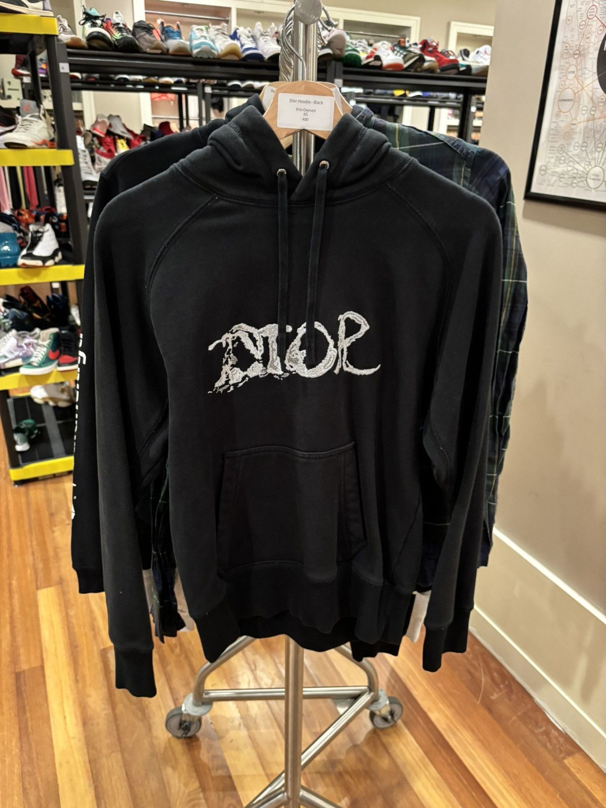 Dior Black Hoodie Size XL orders