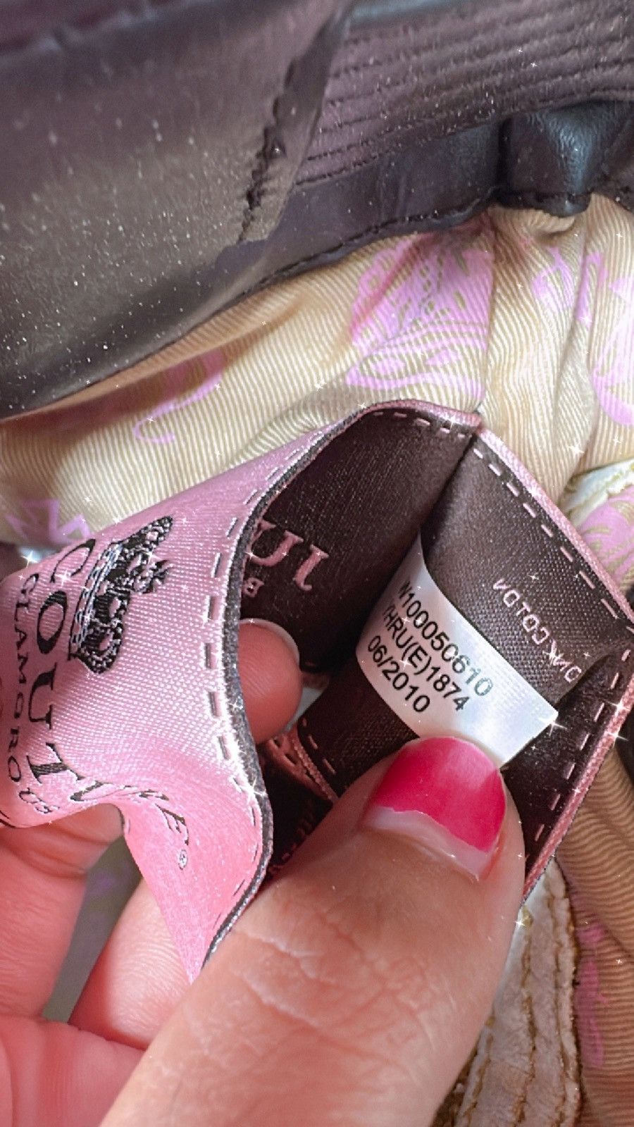 Juicy Couture Juicy Couture Fluffy Vintage Scottie Dog Pink Bag Size ONE SIZE - 13 Thumbnail